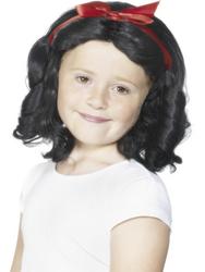 View Item Girls' Black Fairytale Princess Wig