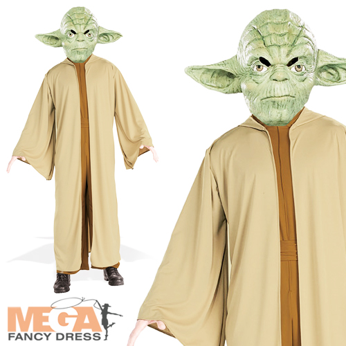 Star Wars Men's Jedi Yoda Costume Fancy Dress Costume eBay