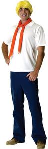 View Item Men's Scooby Doo Fred Fancy dress Costume & wig