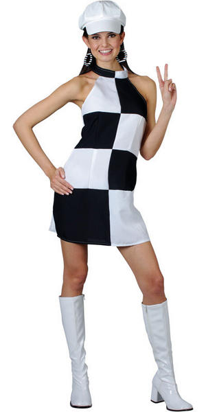 Ladies Funky 60s Dress Costume