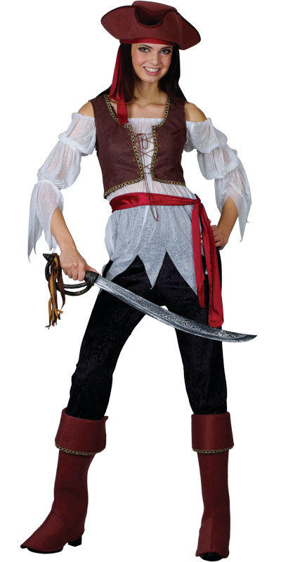 Ladies' Caribbean Pirate Beauty Costume