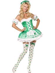 View Item Ladies' St Paddy's St Patrick's Day Fancy Dress Costume