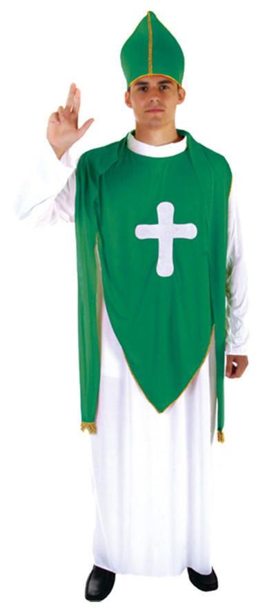 Adults' St Patricks Day Priest Fancy Dress Costume