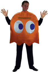 View Item Deluxe Pac-Man Orange Ghost Clyde Costume