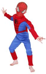 View Item Boy's Deluxe Padded Muscle Spiderman Costume