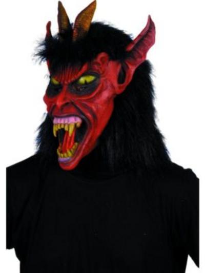 Adult's Devil Beelzebub Fancy Dress Halloween Mask
