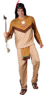 View Item Mens' Native Indian Brave Fancy Dress Costume