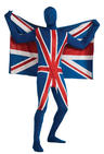 View Item Union Jack Second Skin Fancy Dress Suit