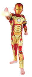 View Item Boys Iron Man 3 Superhero Fancy Dress Costume