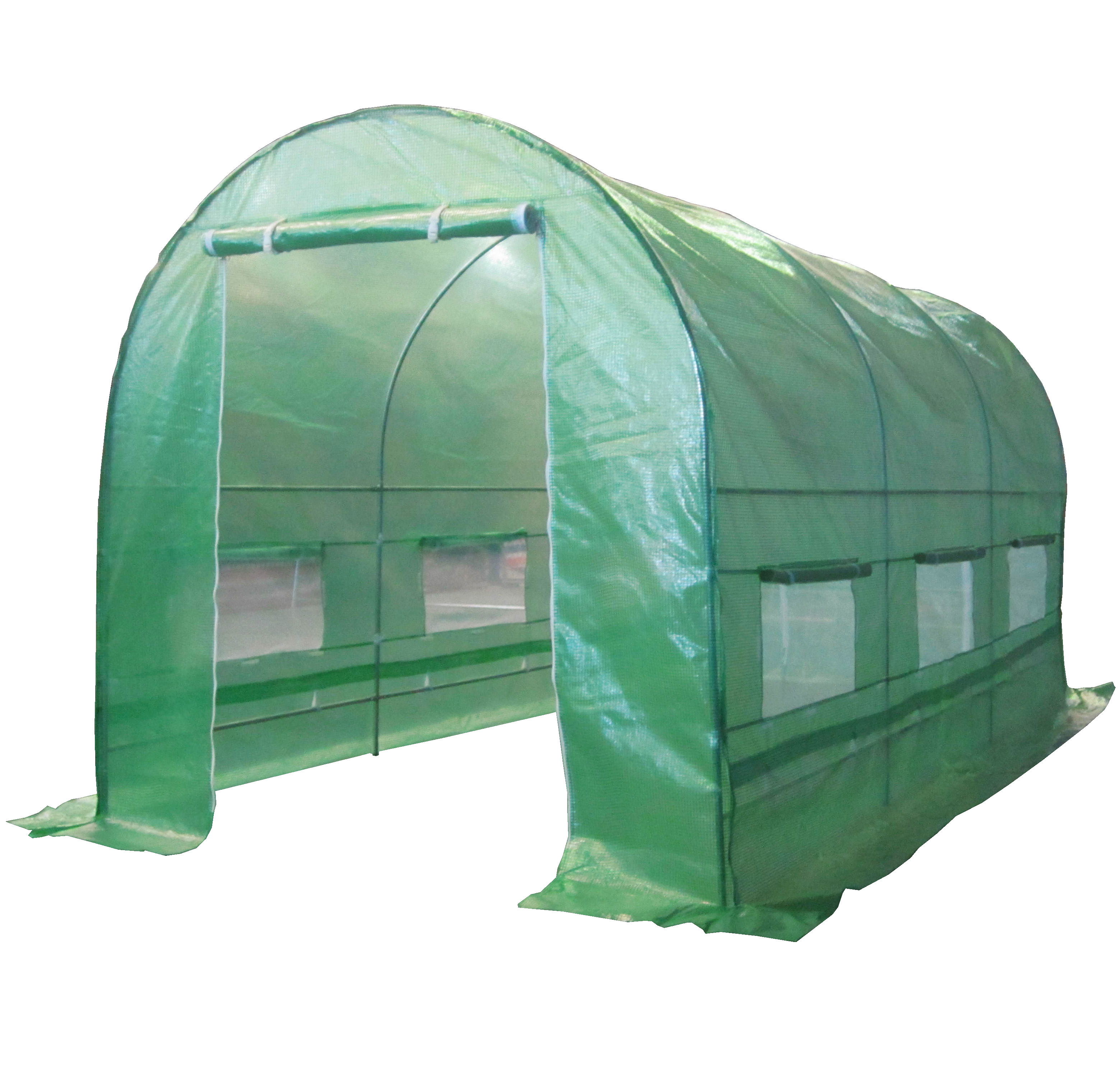 Birchtree Fully Galvanised Frame Polytunnel Greenhouse Pollytunnel Poly