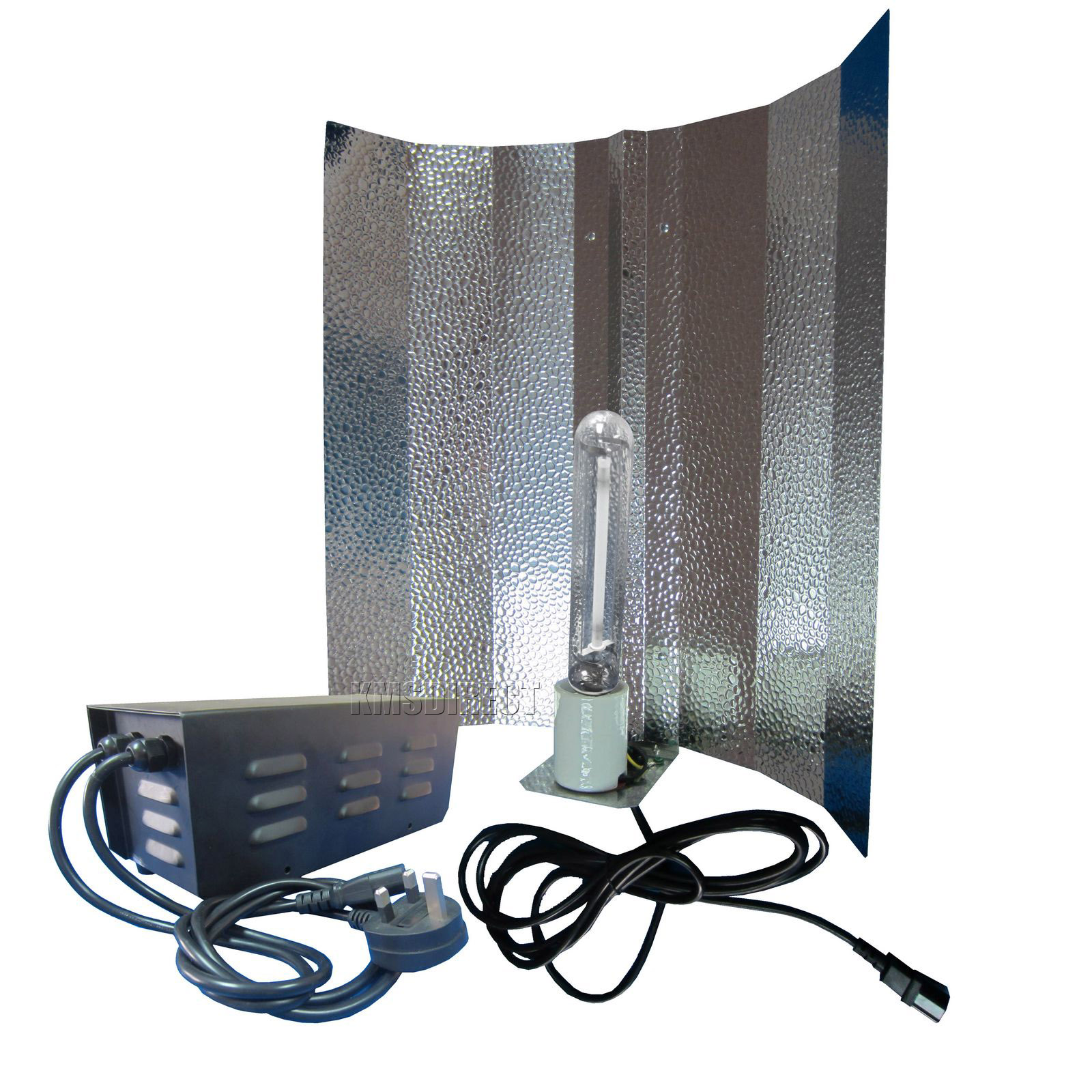 Grow Light Kit HPS Dual Spectrum Lamp Bulb Reflector Steel Compact