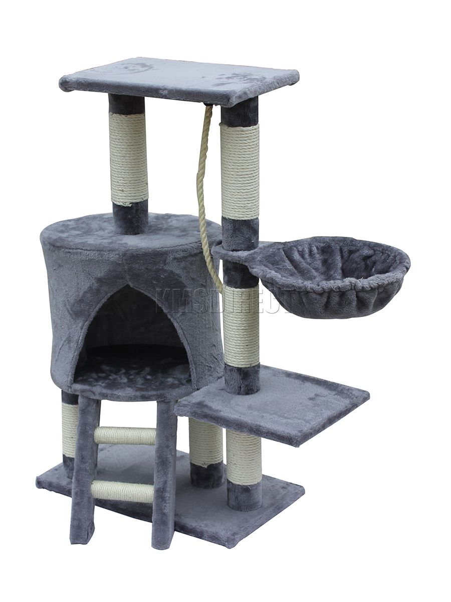H91cm Cat Toy Climbing Furniture With Play Ball Cat Scratching Wood for Cat Multi functionable