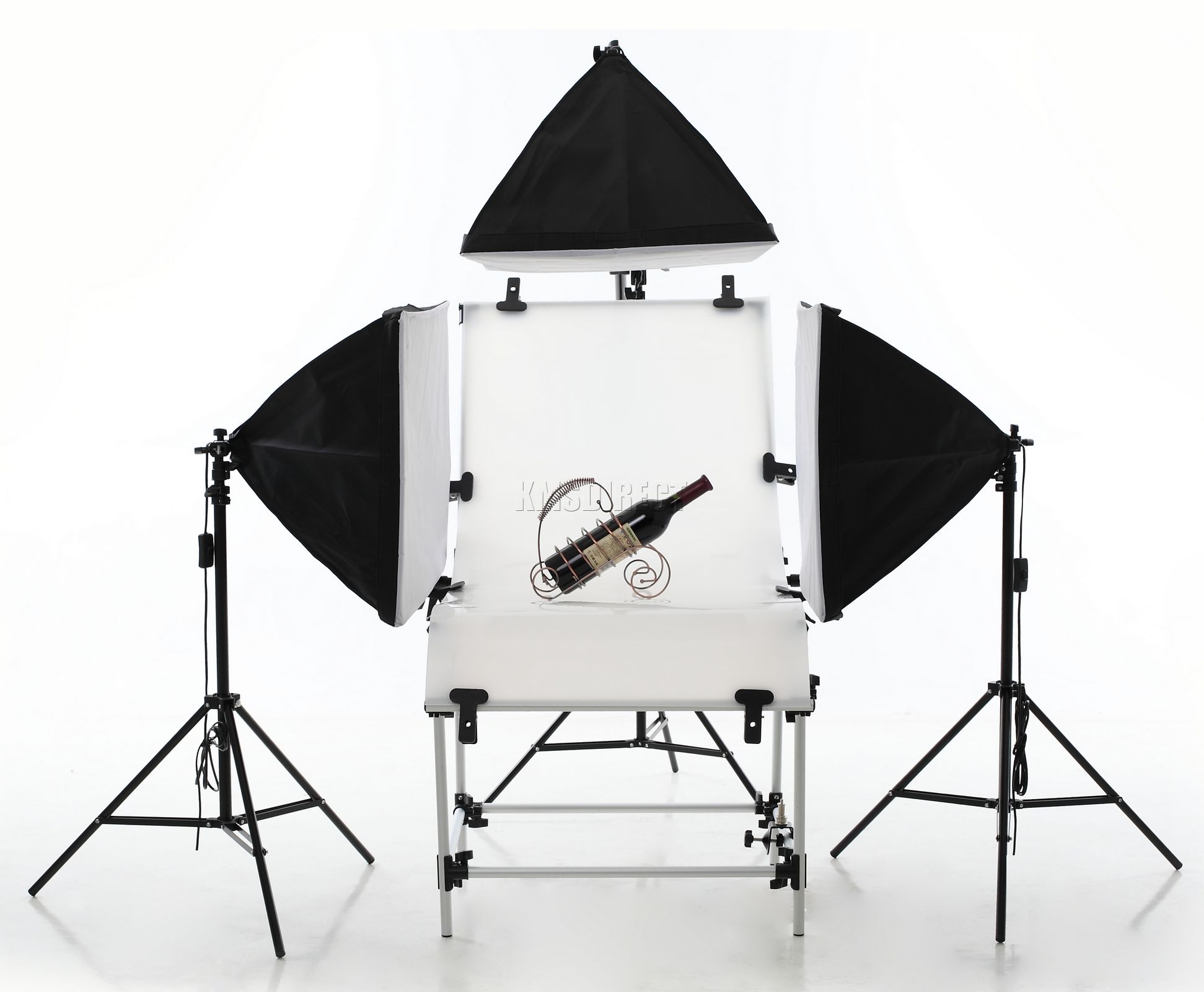 Pro Fotostudio Softbox Zelt 4x 135W Tageslicht Beleuchtungs Set Tisch