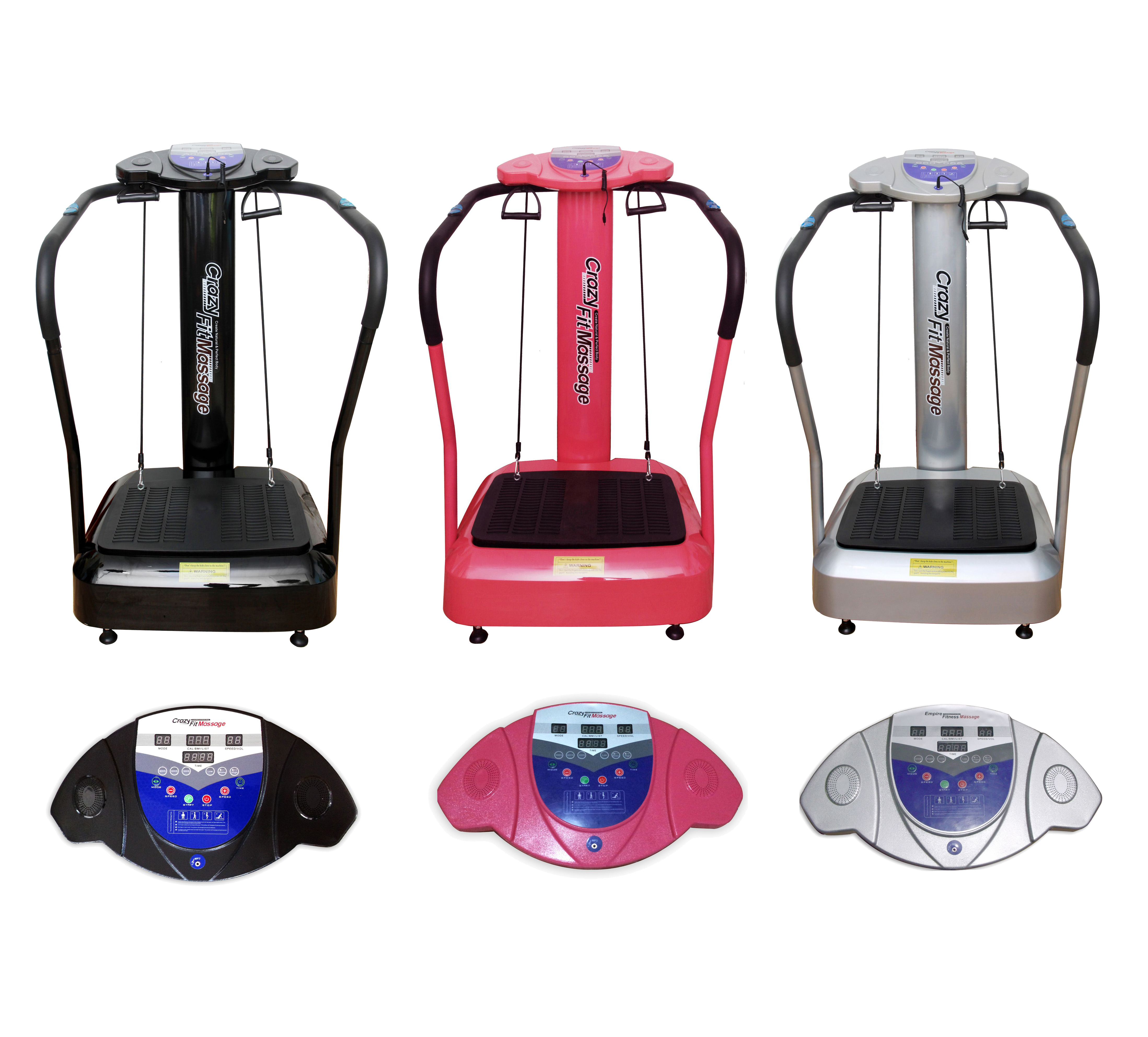 New Power Crazy Fit Vibration Massage Plate Machine With MP3 Connection