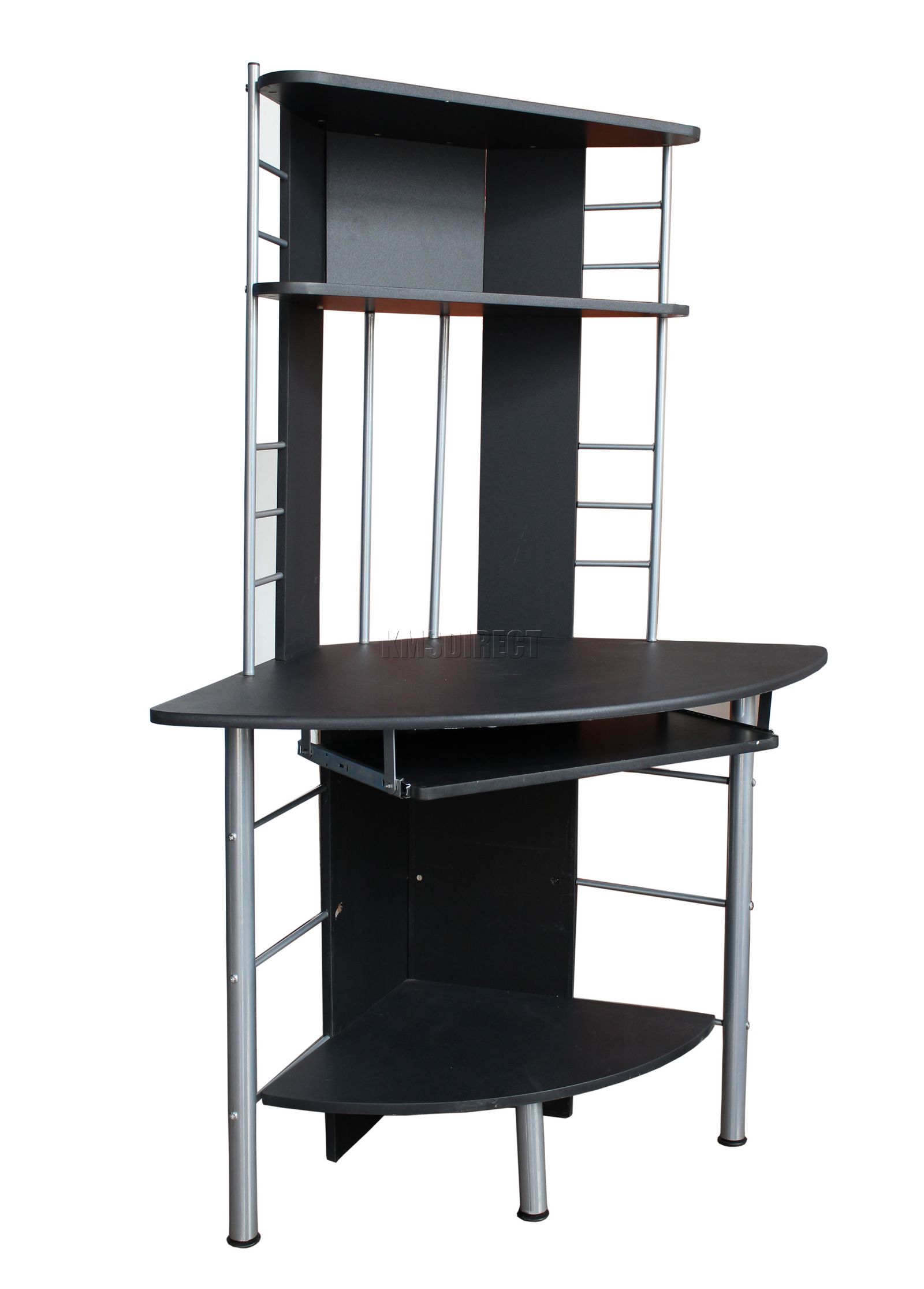 Tall Narrow Computer Desk With Shelves Standing Adjustable