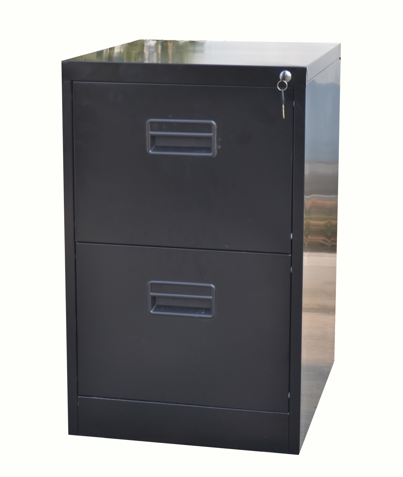 Home Office Filing A4 File Storage Metal Steel Lockable Black 2