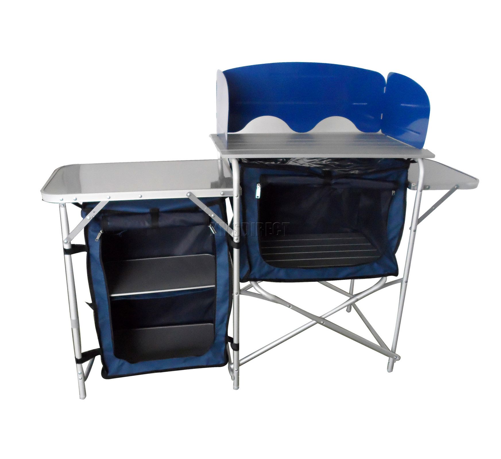 camping tables with storage