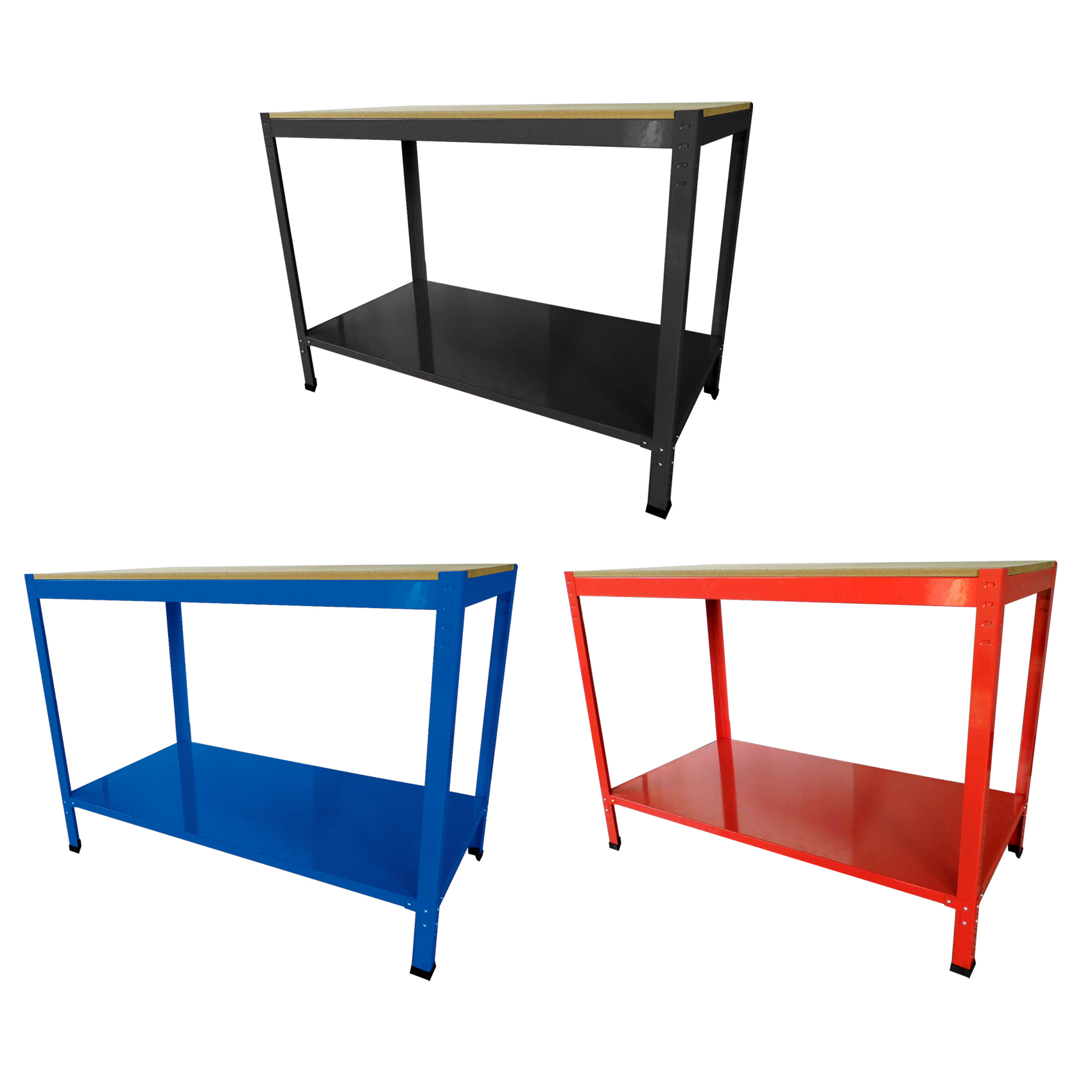 New Heavy Duty Racking Workbench Steel Garage Shelving