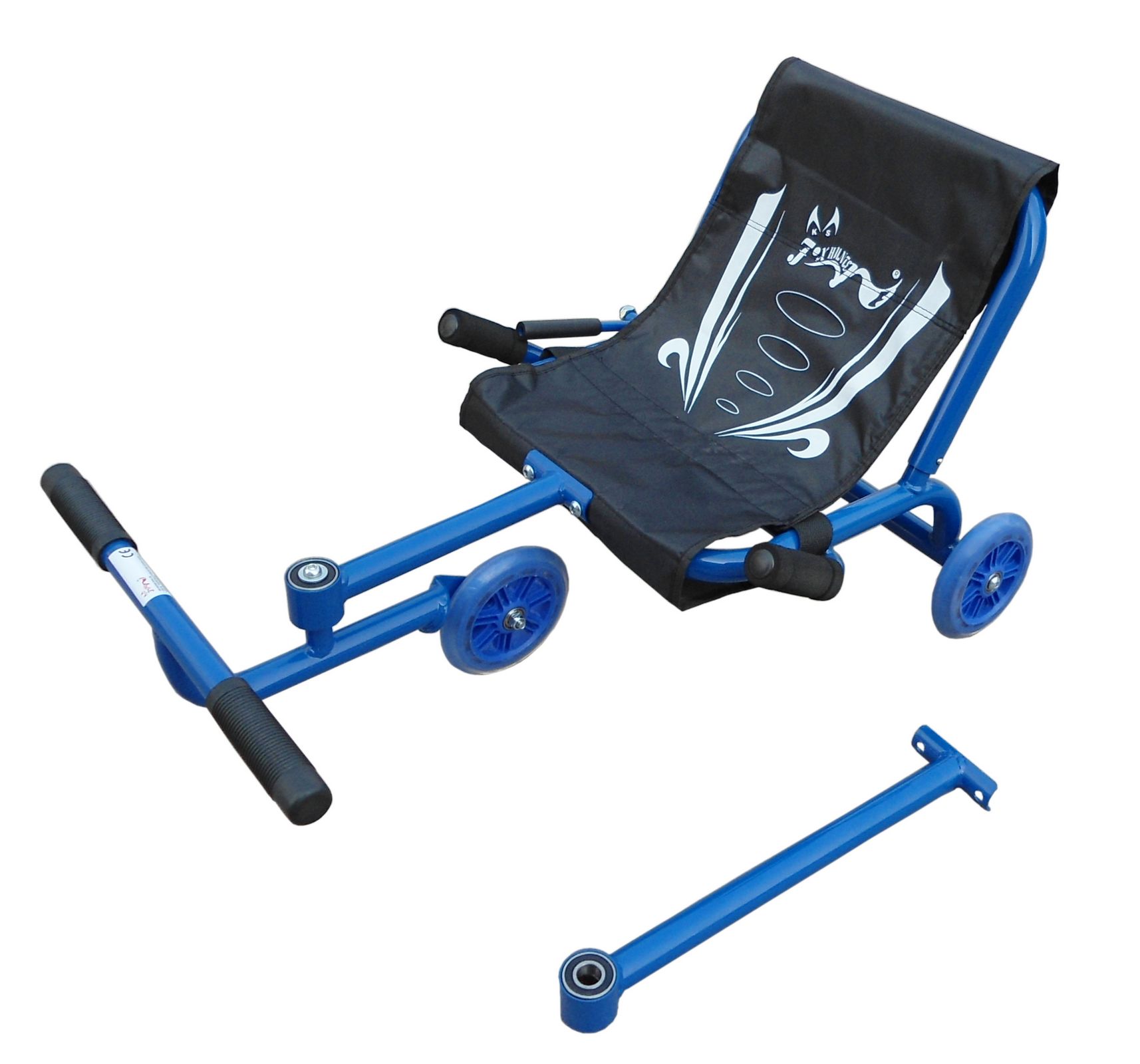 New Blue Kids Children Ride On Go Kart Gokart Karting Race No Pedal