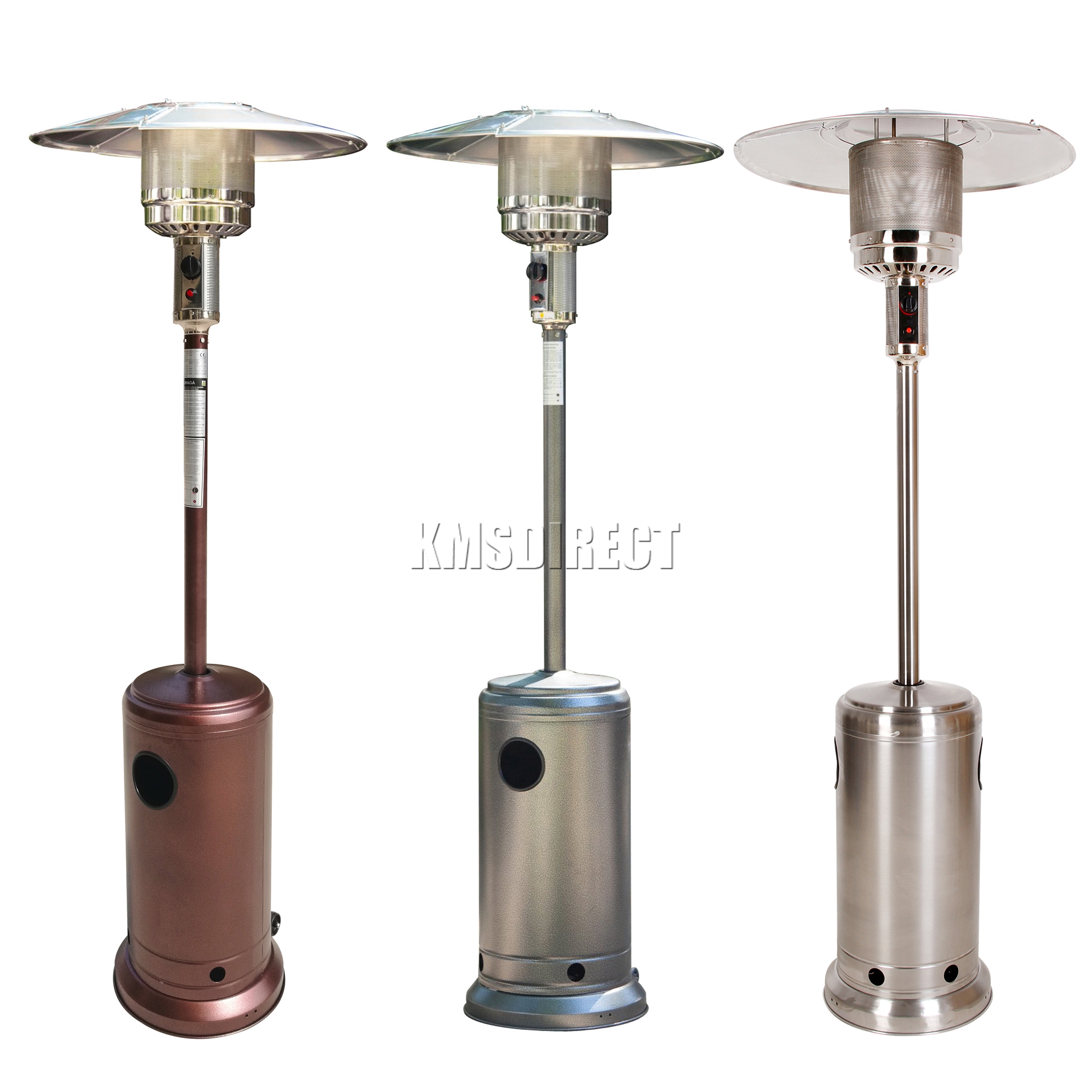 FoxHunter Metal Steel Garden Outdoor Fire BBQ Grill Gas Patio Heater