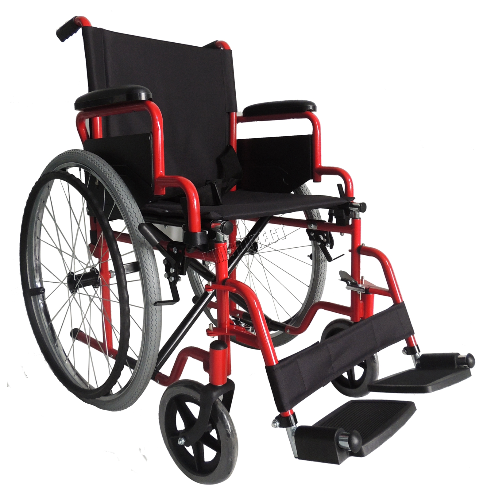 FoxHunter Self Propelled Folding Lightweight Transit Wheelchair Armrest