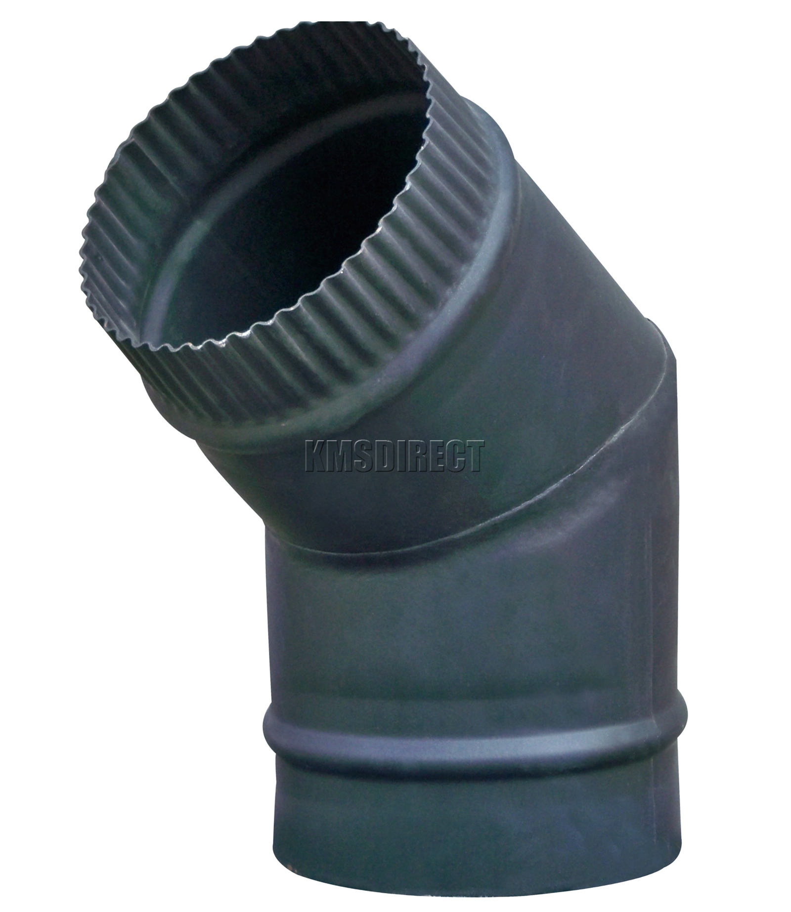 45 Degree Bend 5" Diameter Steel Flue Pipe Wood Multifuel Stove Chimney