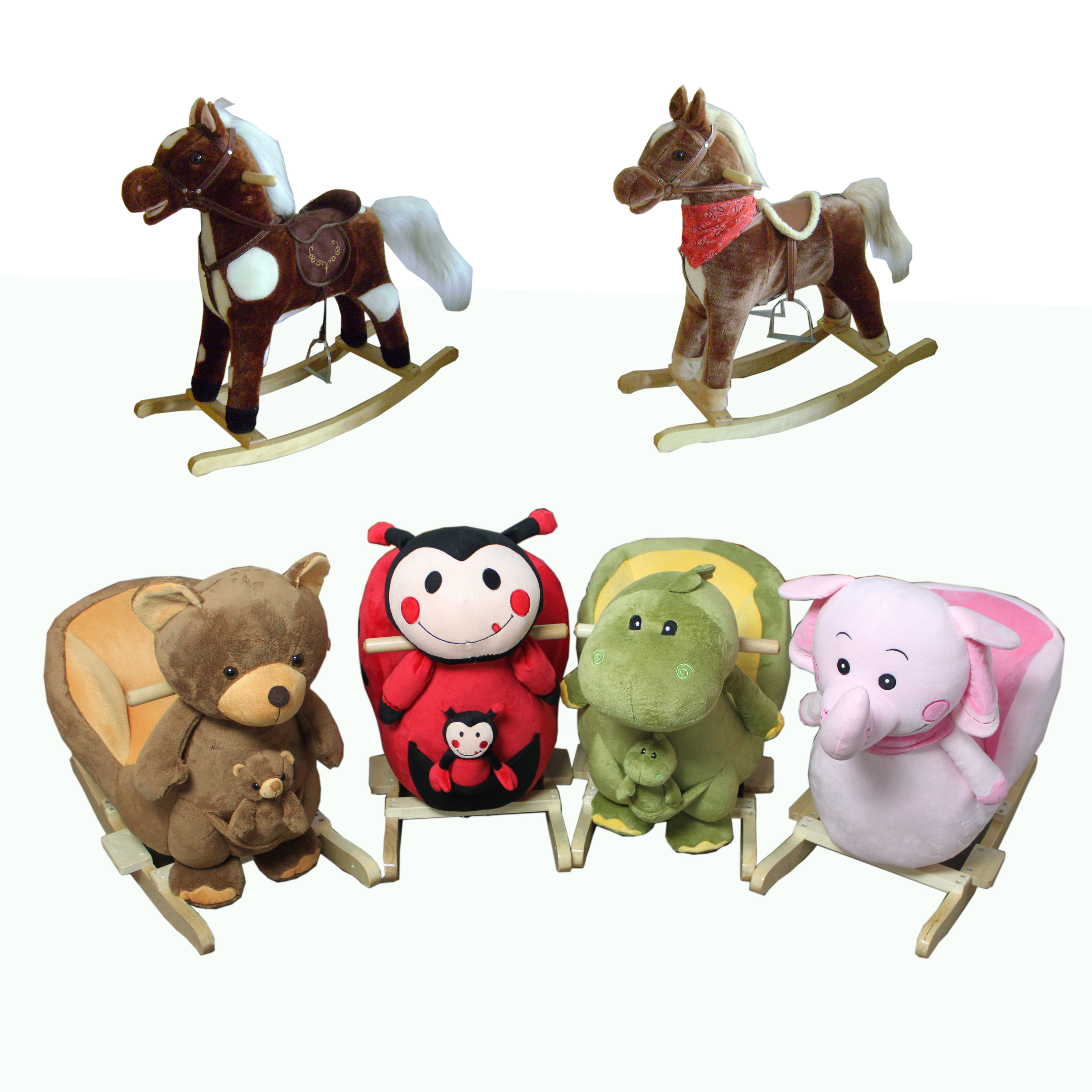 FoxHunter New Animal Rocker Baby Kids Rocking Toddler Infant Children