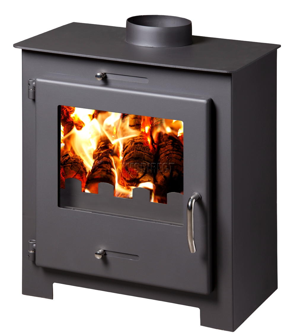 Bora Lux 8KW Modern Multi Fuel Wood Burning WoodBurner Log Burner Stove