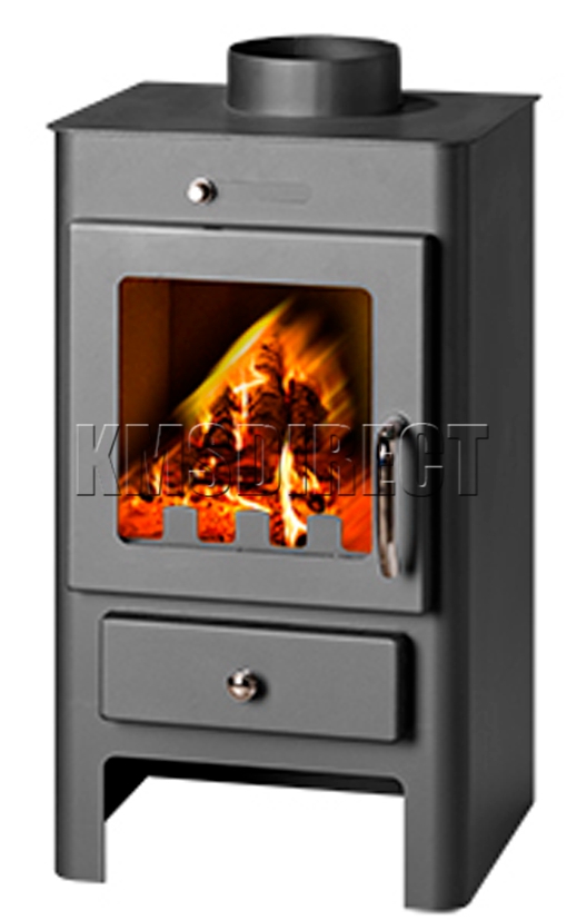Passat 5KW Modern Multi Fuel Wood Burning WoodBurner Log Burner Stove
