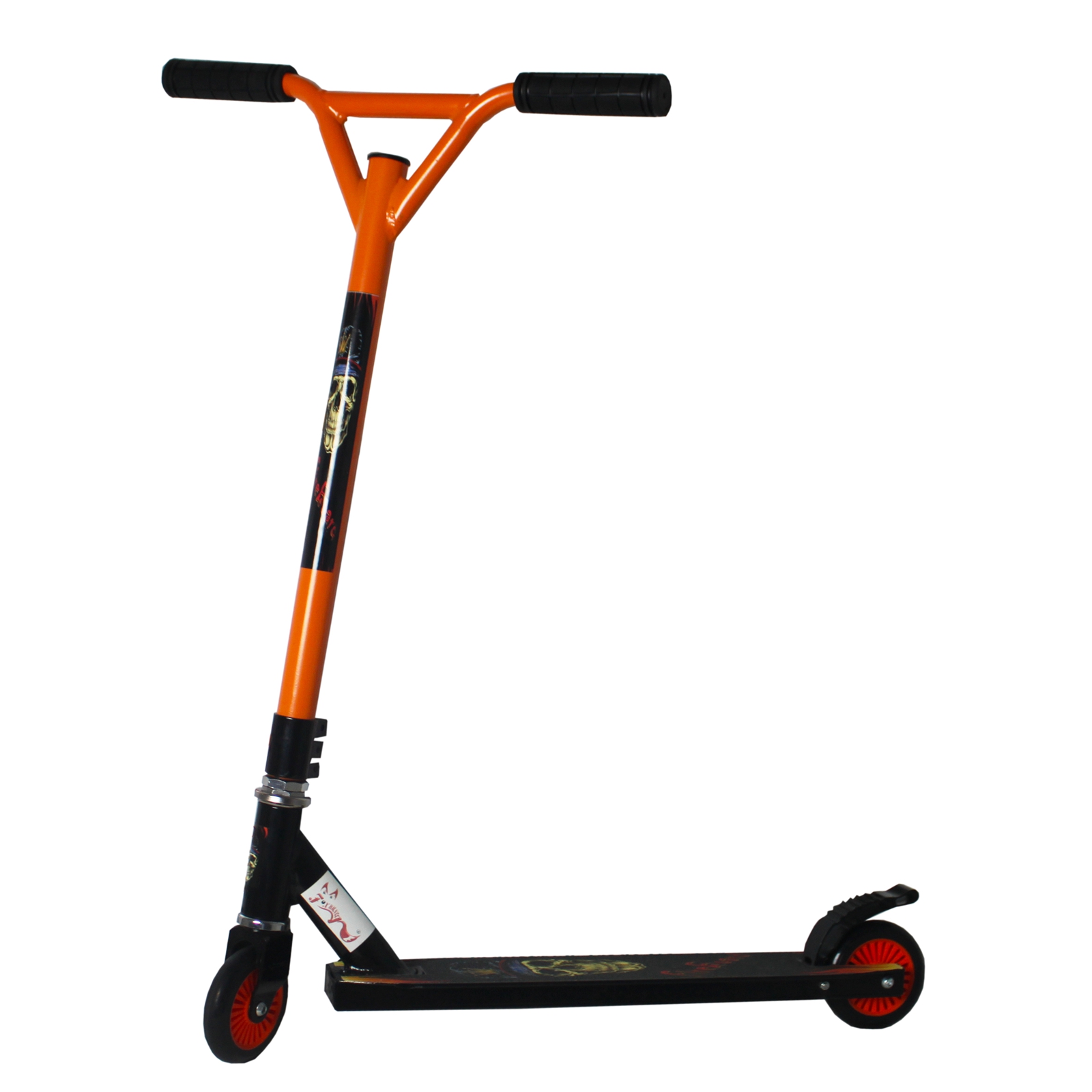 FoxHunter Kids Adult Pro Push 360 Degree Fixed Bar Stunt Scooter Trick