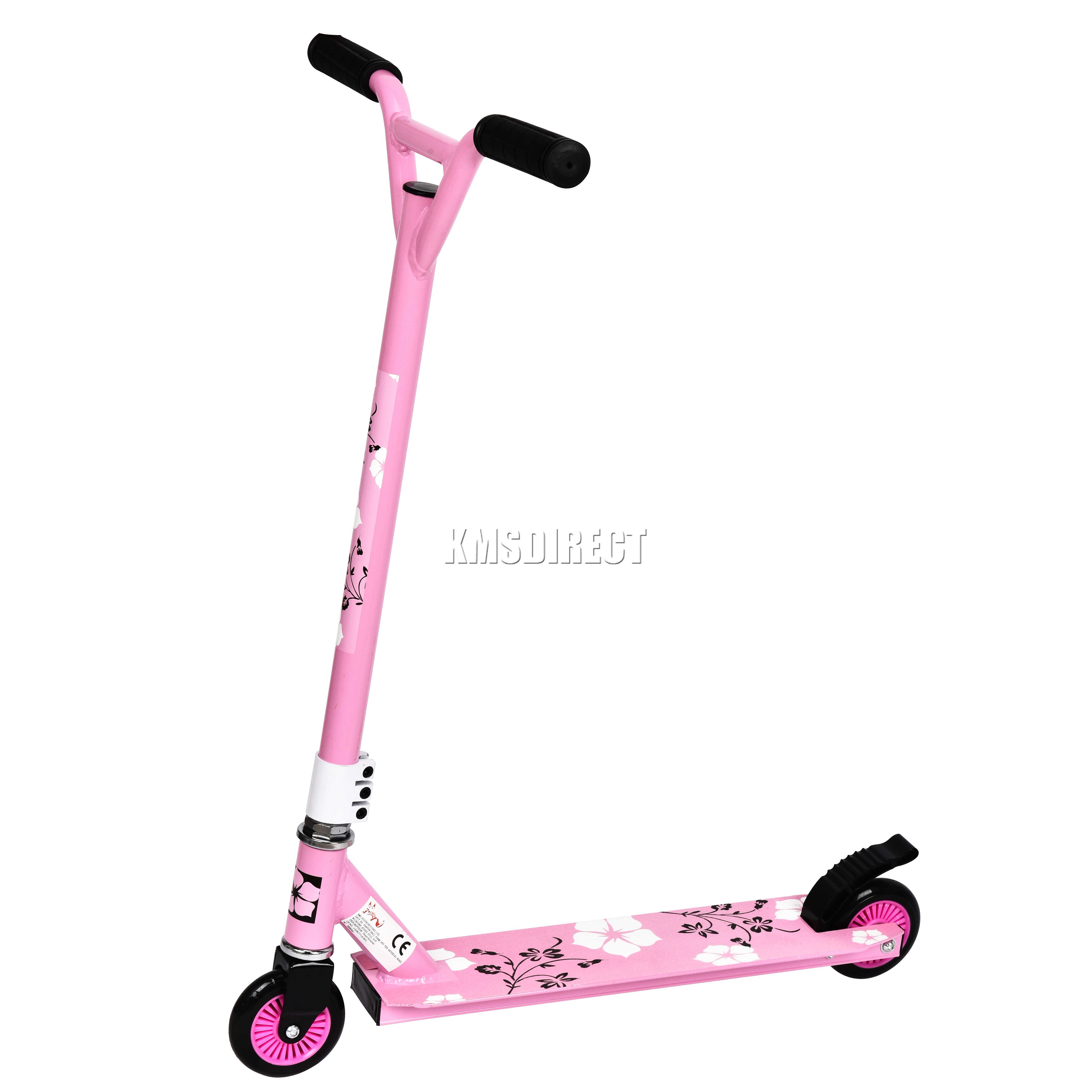 FoxHunter Stunt Scooter New Kids Adult Pro Push 360 Degree Fixed Bar