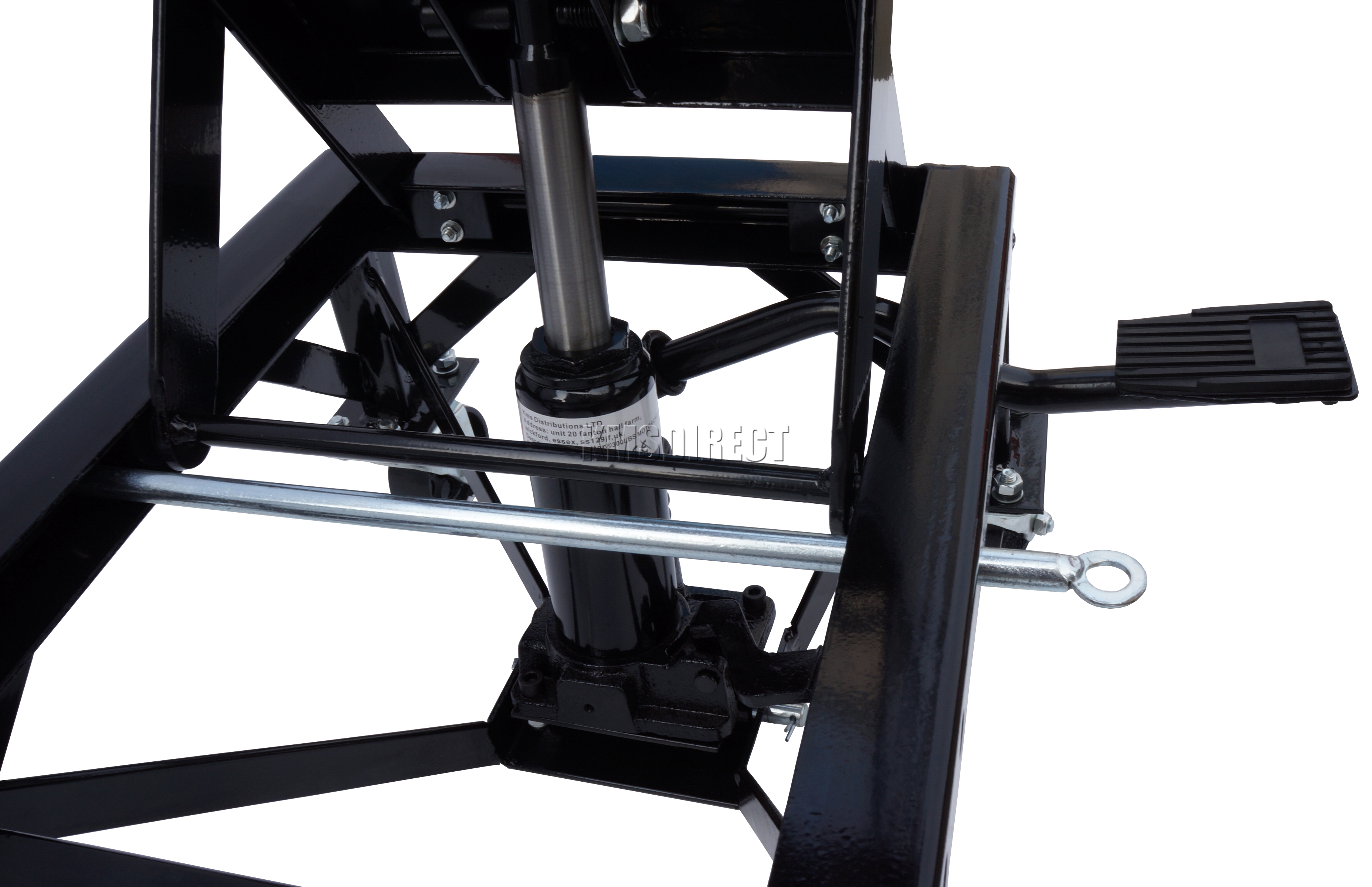 FoxHunter Black 300LB Hydraulic Scissor Motorcycle Motor Bike Jack Lift