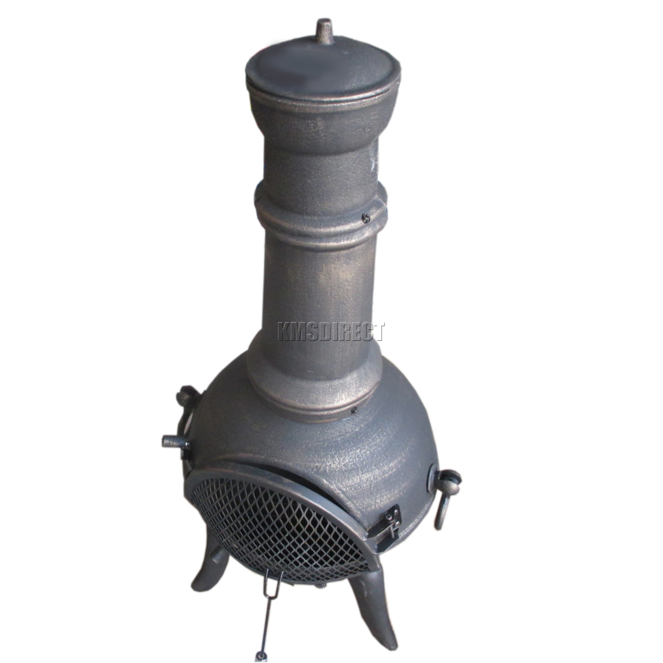 FoxHunter Gold Cast Iron Steel Chimenea Chiminea Chimnea Patio Heater Fire Pit eBay