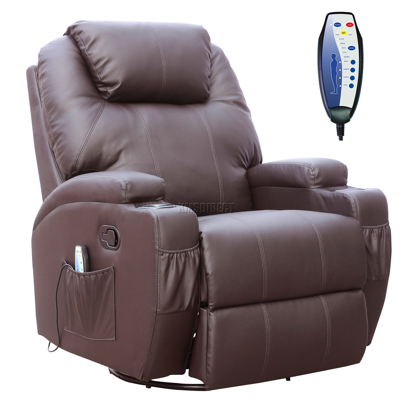 Foxhunter Bonded Leather Sofa Mage Recliner Chair Swivel Rocking Foxhunter Bonded Leather Sofa Mage Recliner Chair Swivel