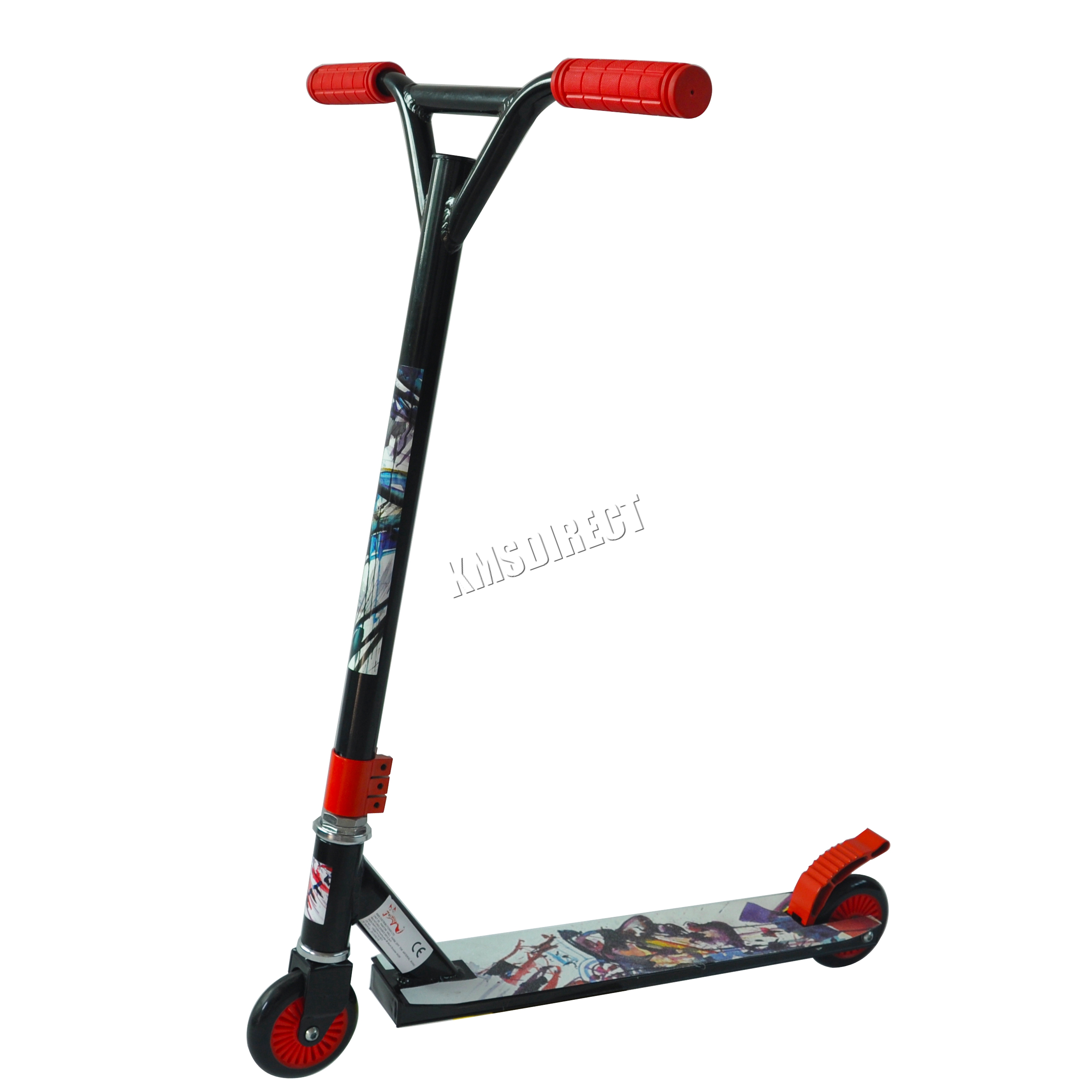 FoxHunter Stunt Scooter New Kids Adult Pro Push 360 Degree Fixed Bar