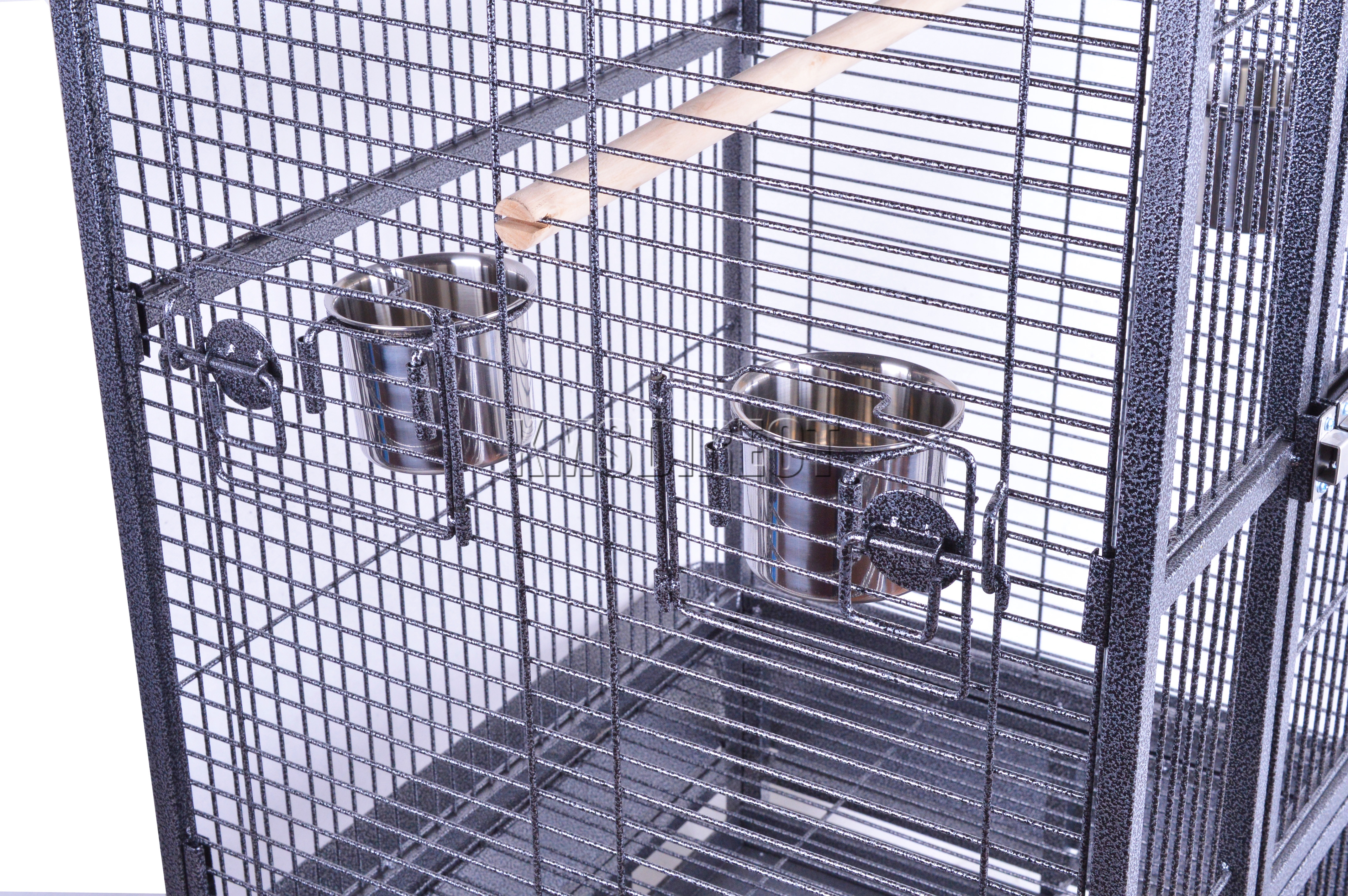 FoxHunter Large Metal Bird Cage With Stand Aviary Parrot Budgie Canary Cockatiel eBay