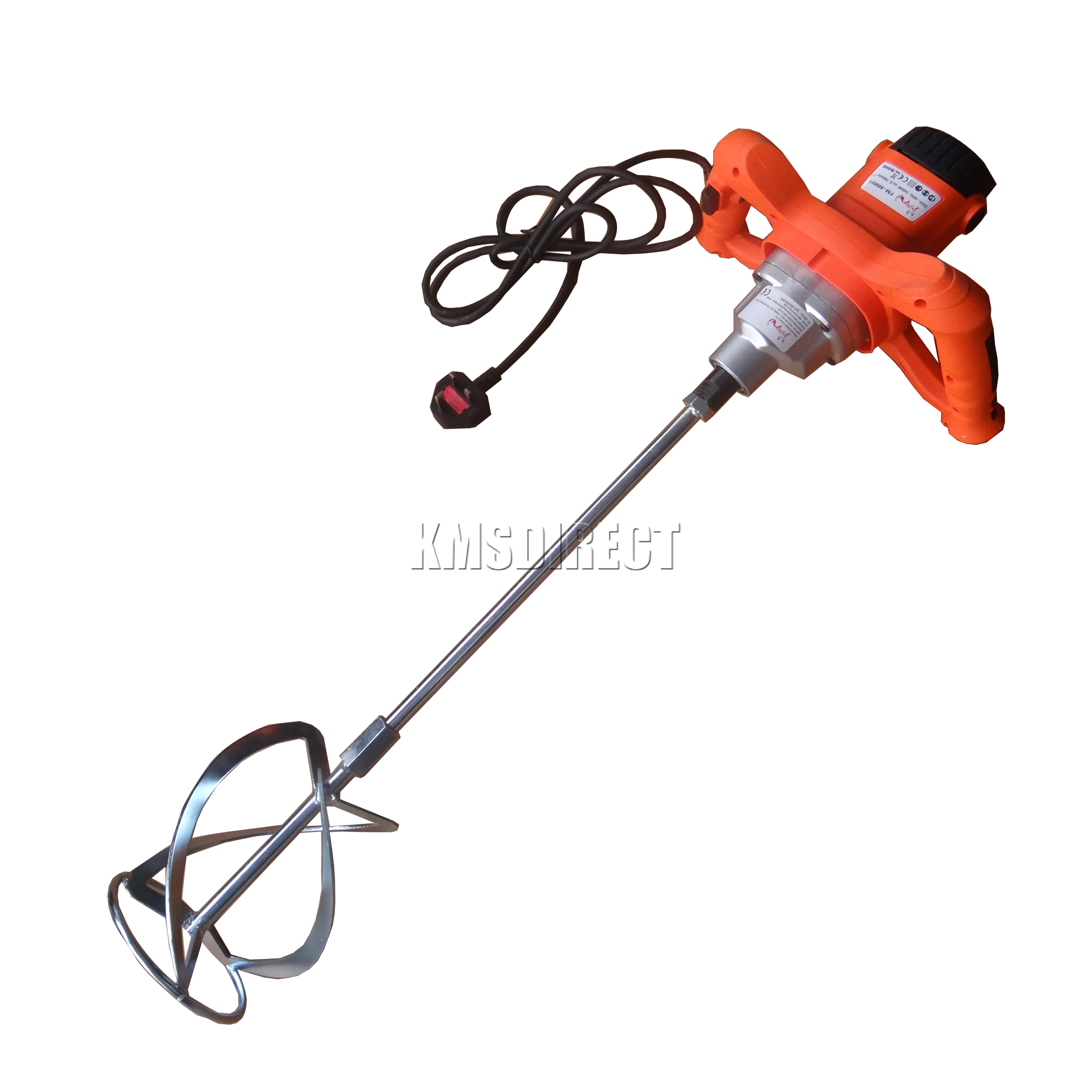 FoxHunter 1400W Electric Plastering Plaster Stirrer Single Paddle