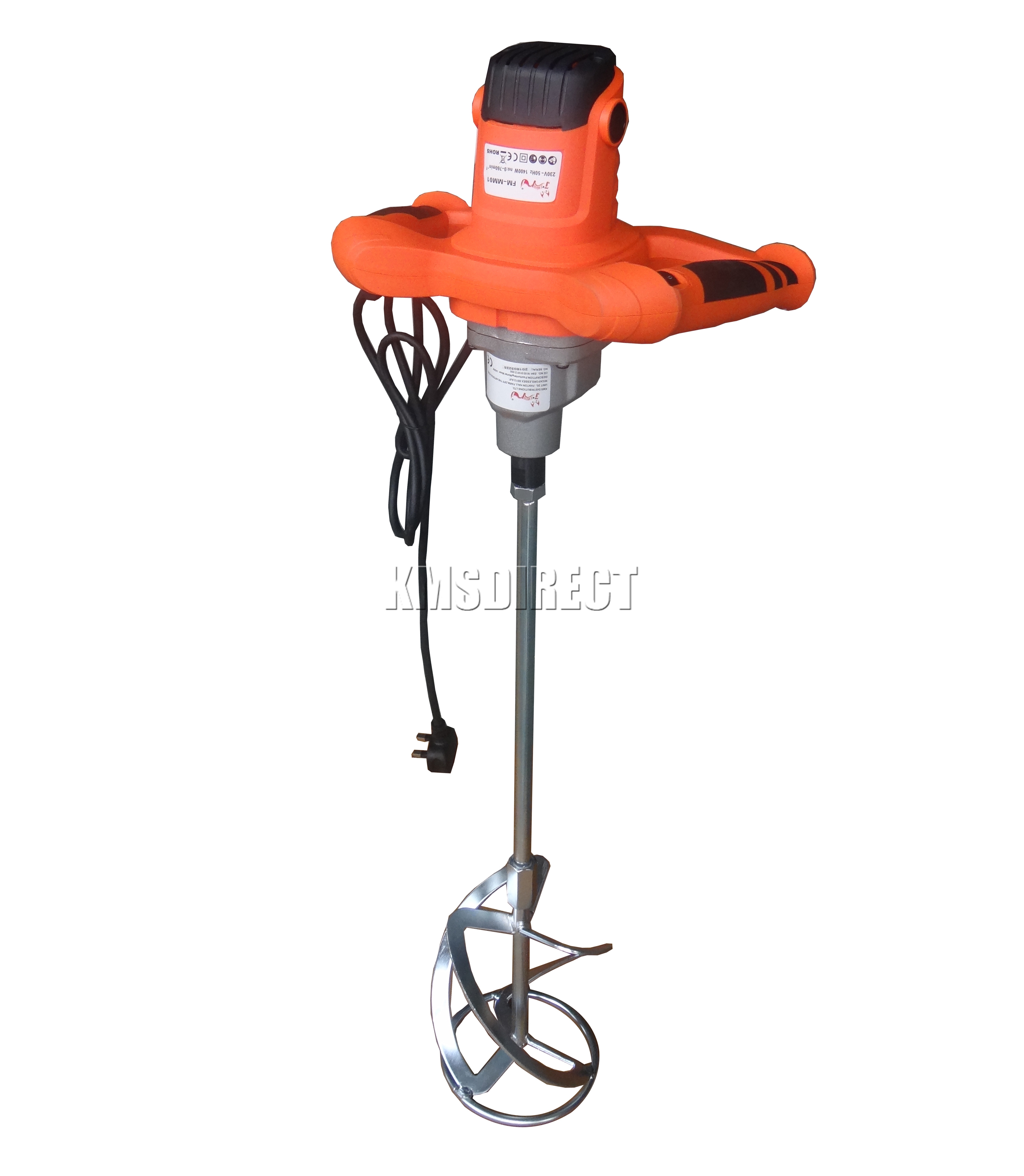 FoxHunter 1400W Electric Plastering Plaster Stirrer Single Paddle