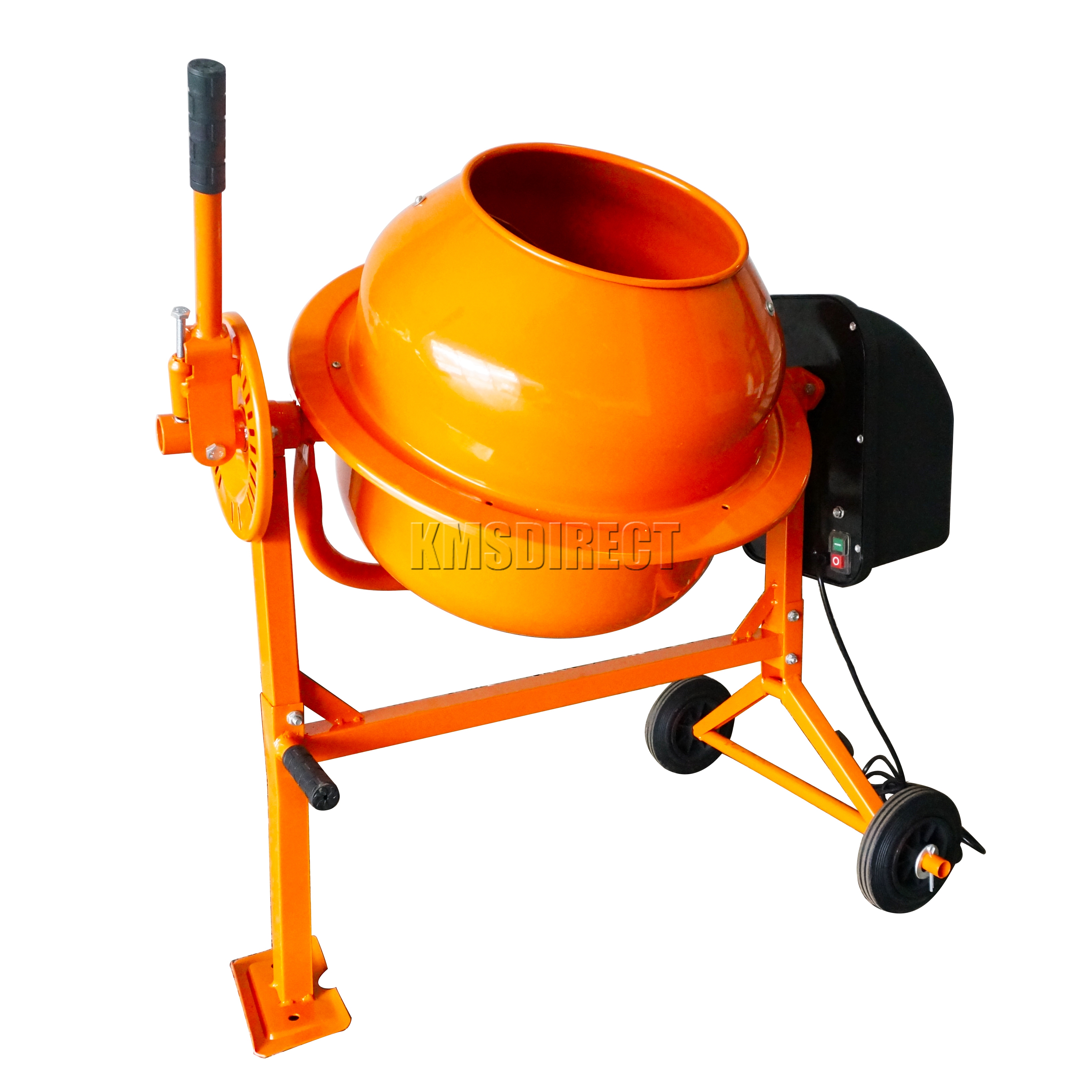 FoxHunter 250W 70L Drum Portable Electric Concrete Cement Mixer Mortar