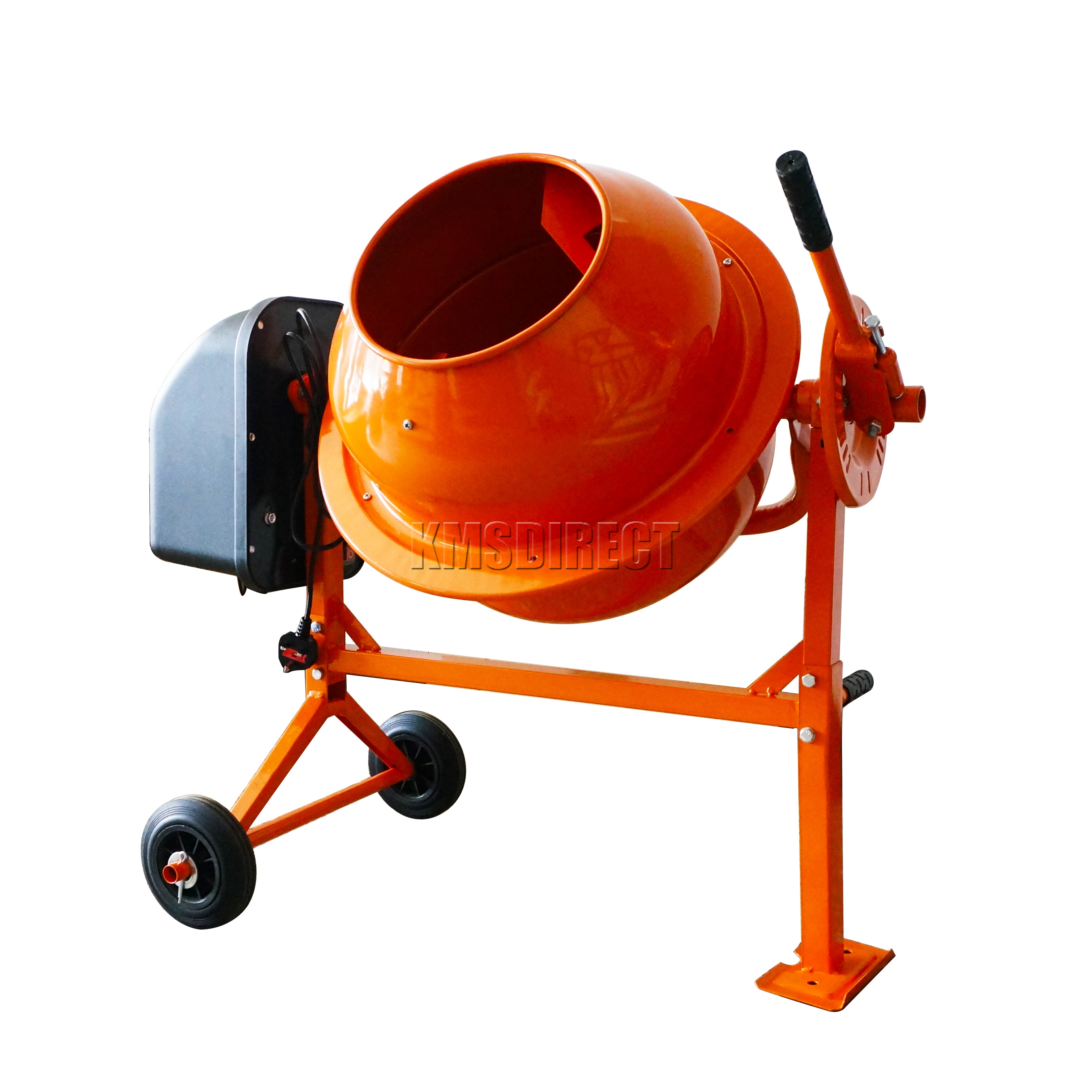 FoxHunter 250W 70L Drum Portable Electric Concrete Cement Mixer Mortar
