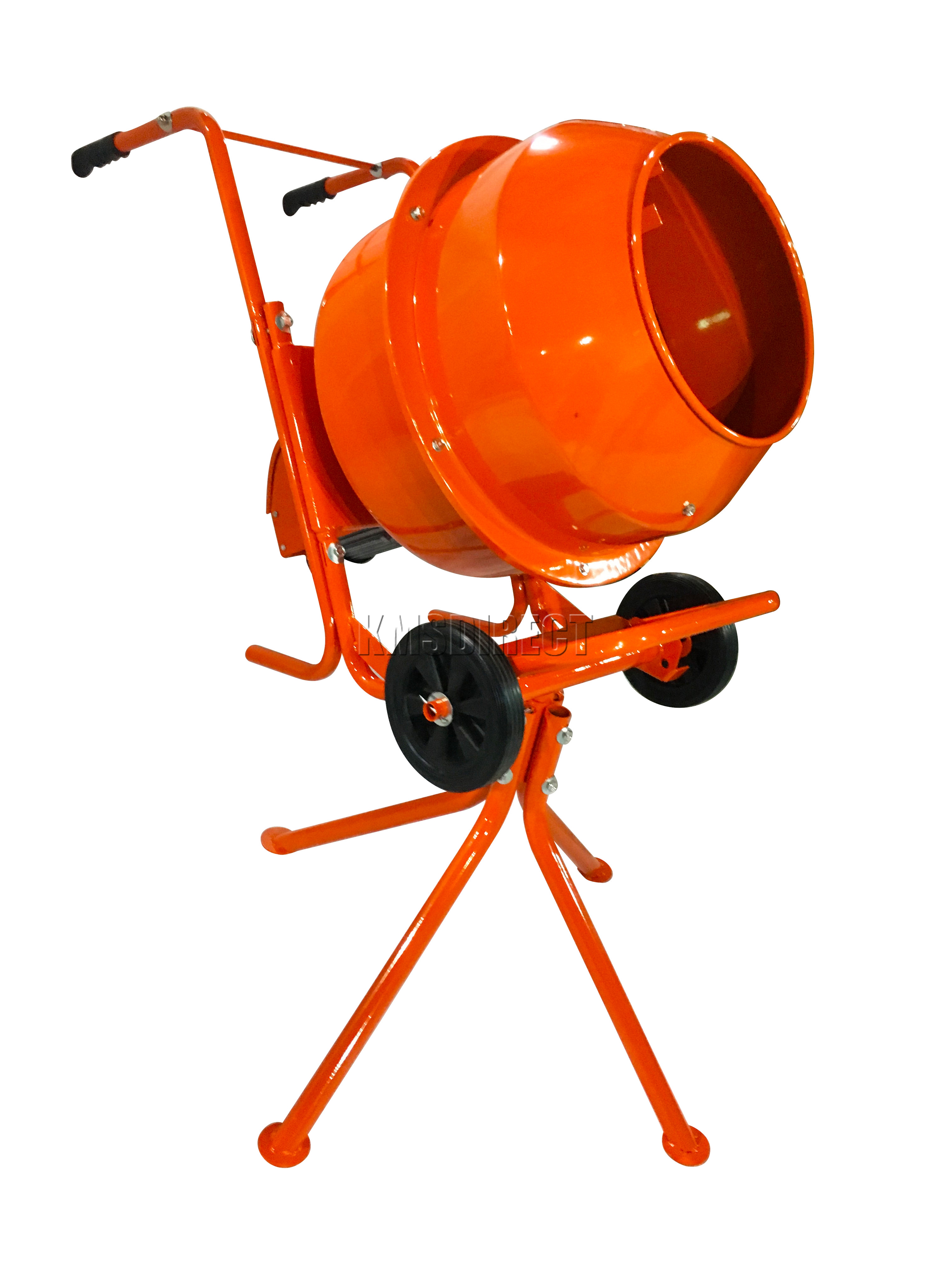 FoxHunter 375W 140L Drum Portable Electric Concrete Cement Mixer Mortar