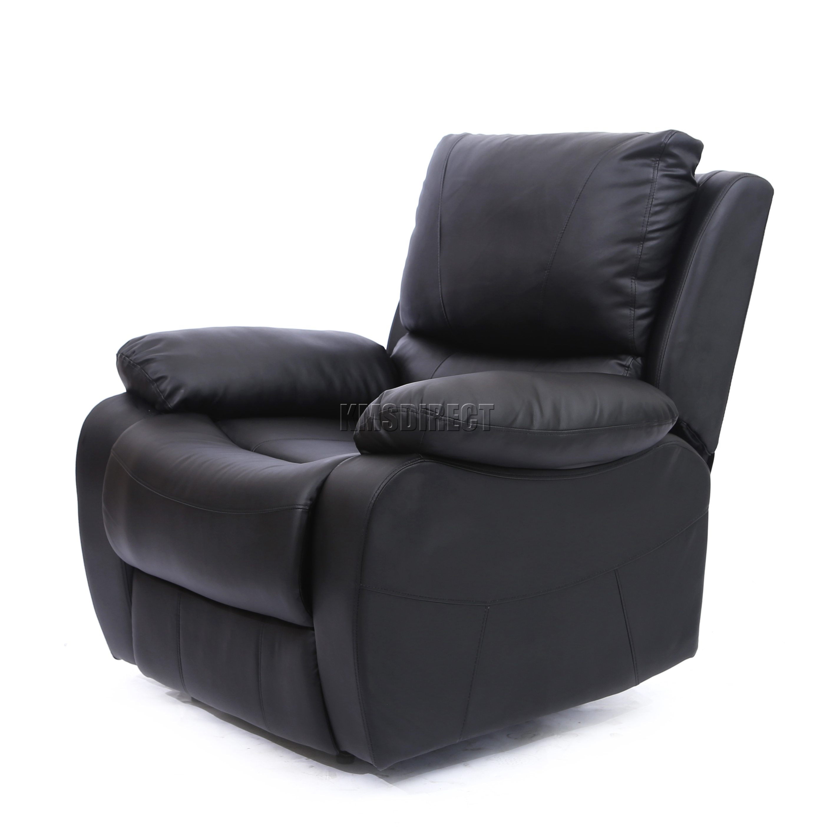 FoxHunter Luxury 1 Seater Leather Cinema Recliner Sofa Chair