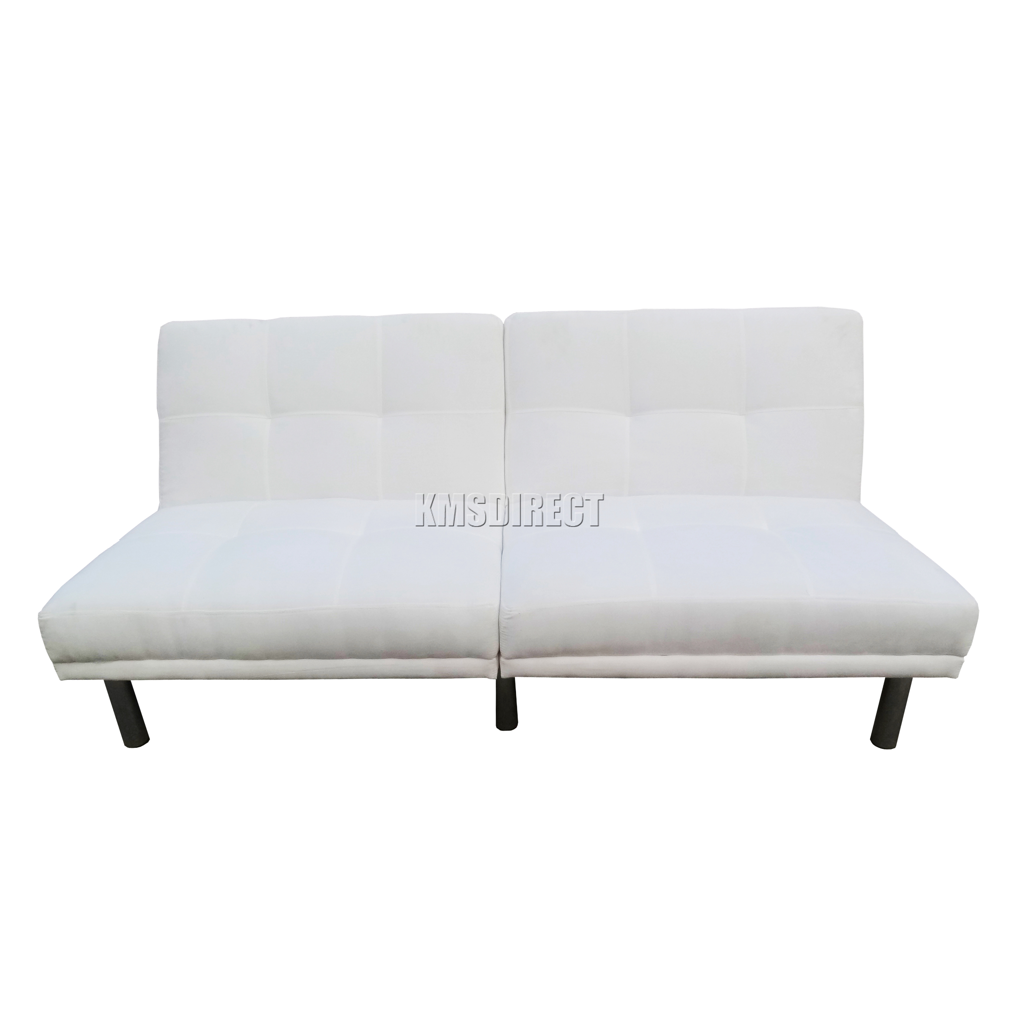 FoxHunter Fabric Faux Suede Sofa Bed Recliner 2 Seater Living Room