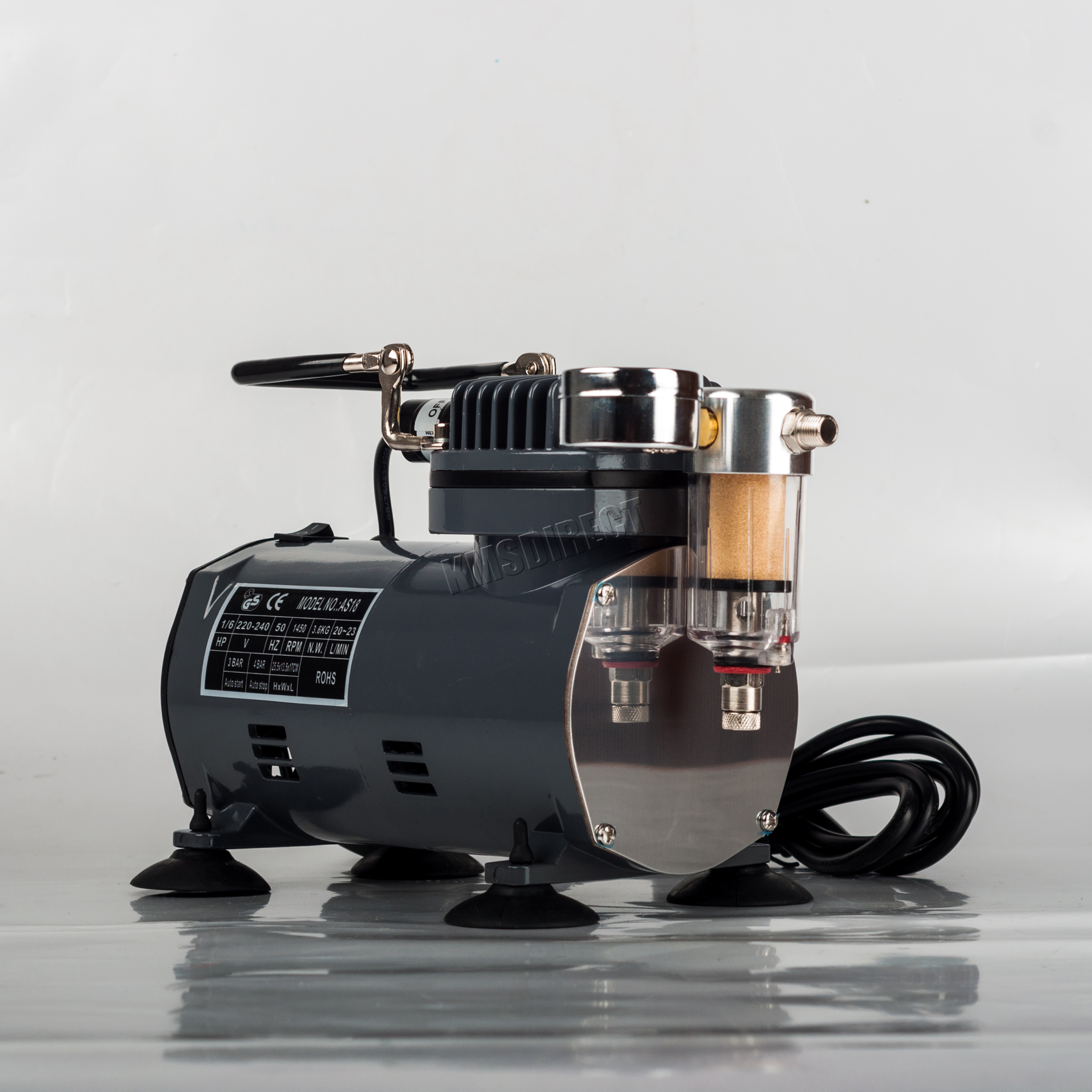 SwitZer AS18 Airbrush With Compressor Double Action Air Brush Spray Kit