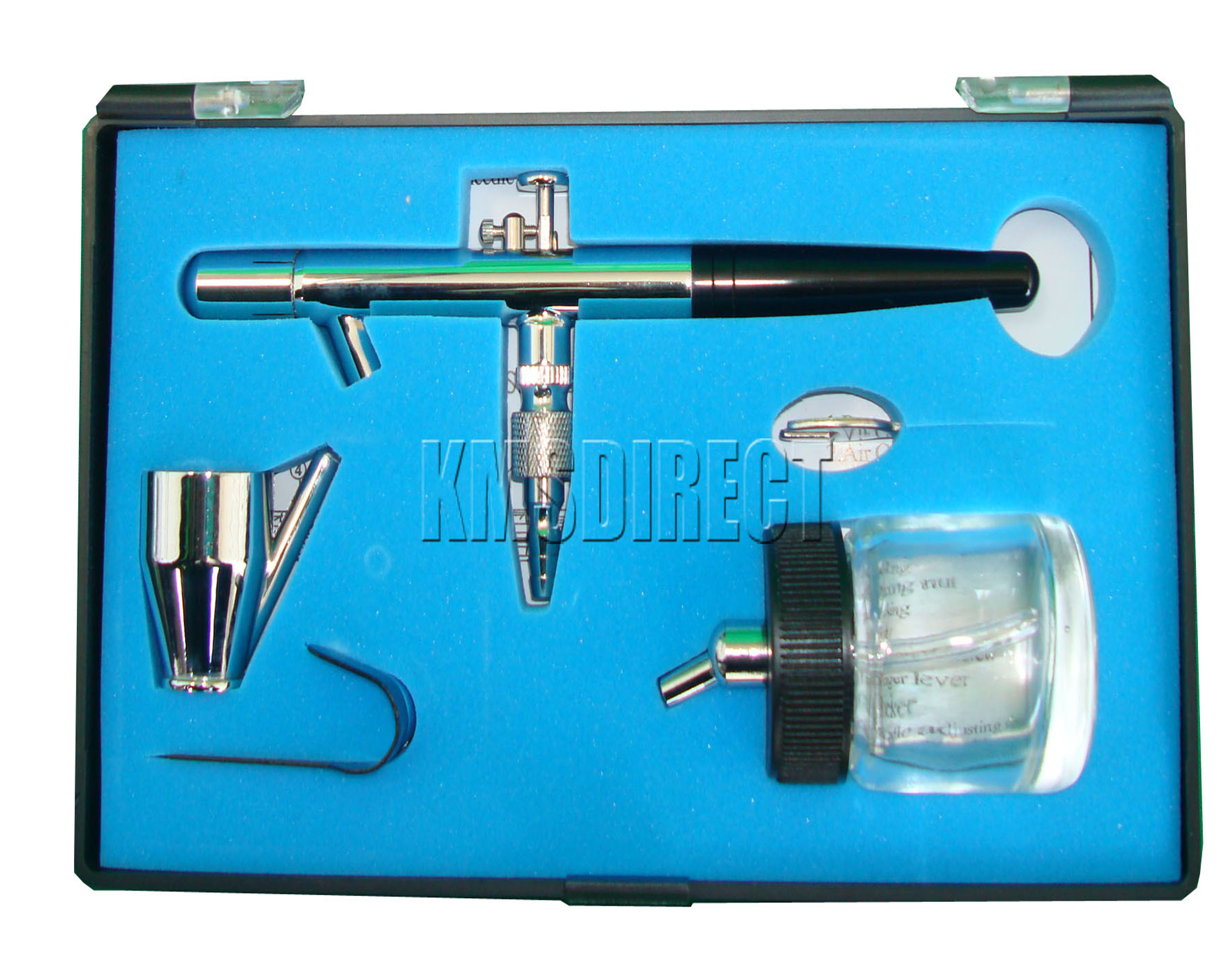 Complete Airbrush Kit + Compressor With Tank AS186 Spare Repair eBay