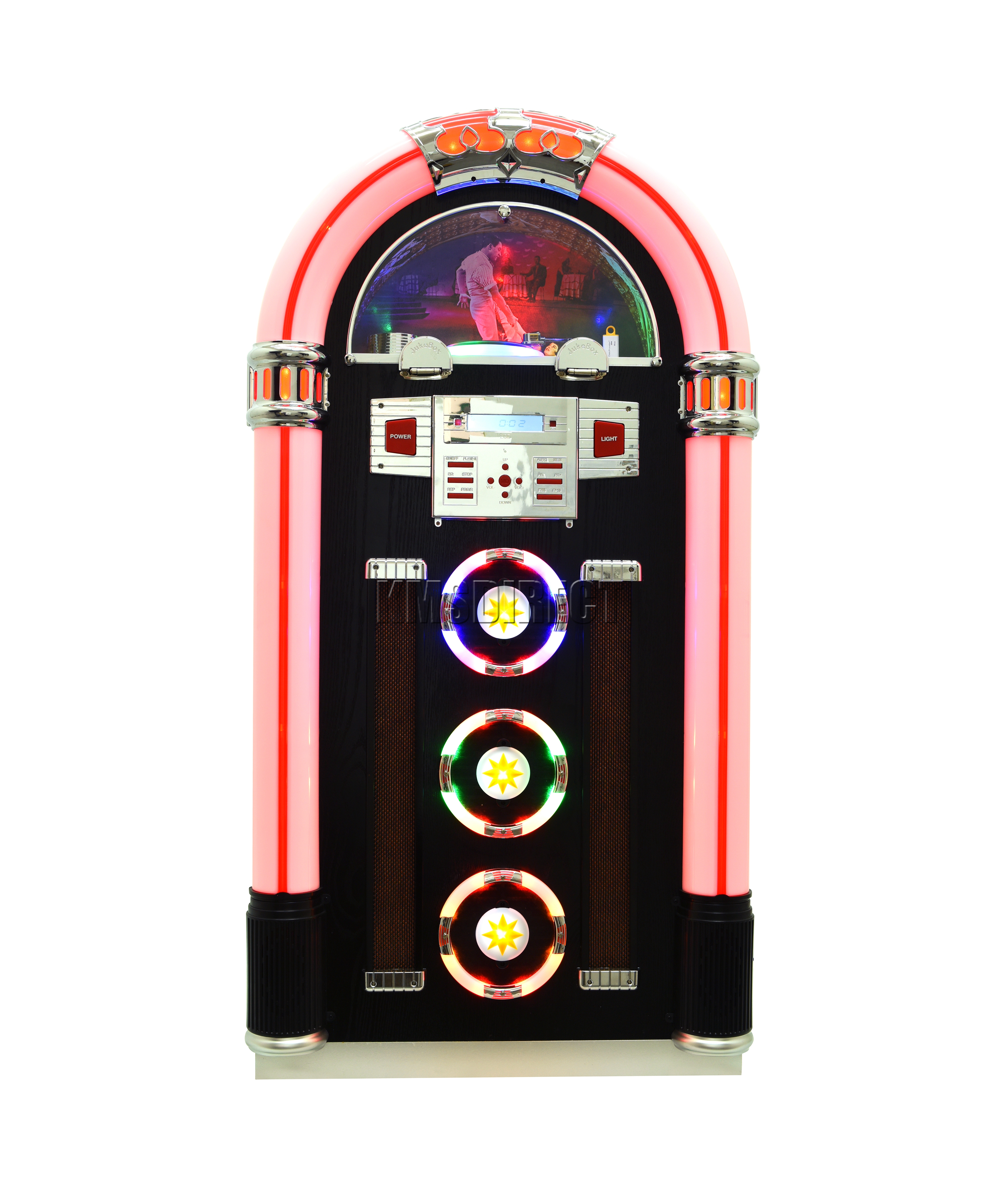 FoxHunter Jukebox Stereo MP3 CD Player USB FM Radio Bluetooth Full Size