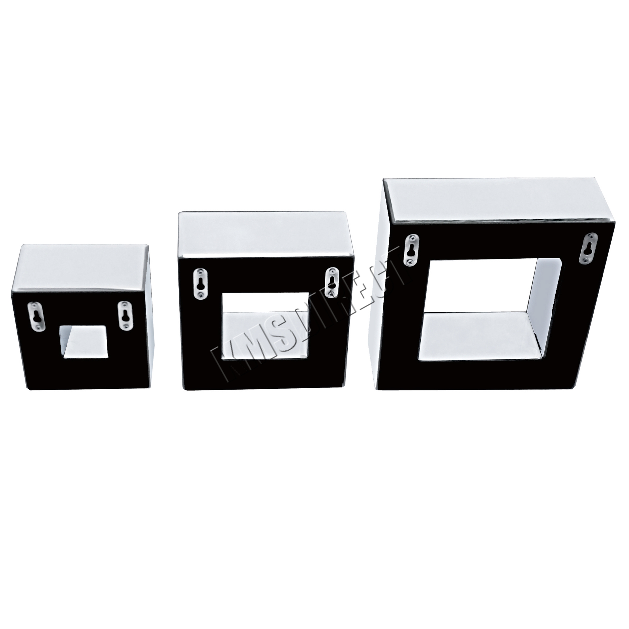 Foxhunter Bevelled Mirrored Furniture Glass Cube Floating Shelves - Sentinel Foxhunter Bevelled Mirrored Furniture Glass Cube Floating Shelves Set Wall New foxhunter bevelled mirrored furniture glass cube floating shelves - sentinel foxhunter bevelled mirrored furniture glass cube floating shelves set wall new
