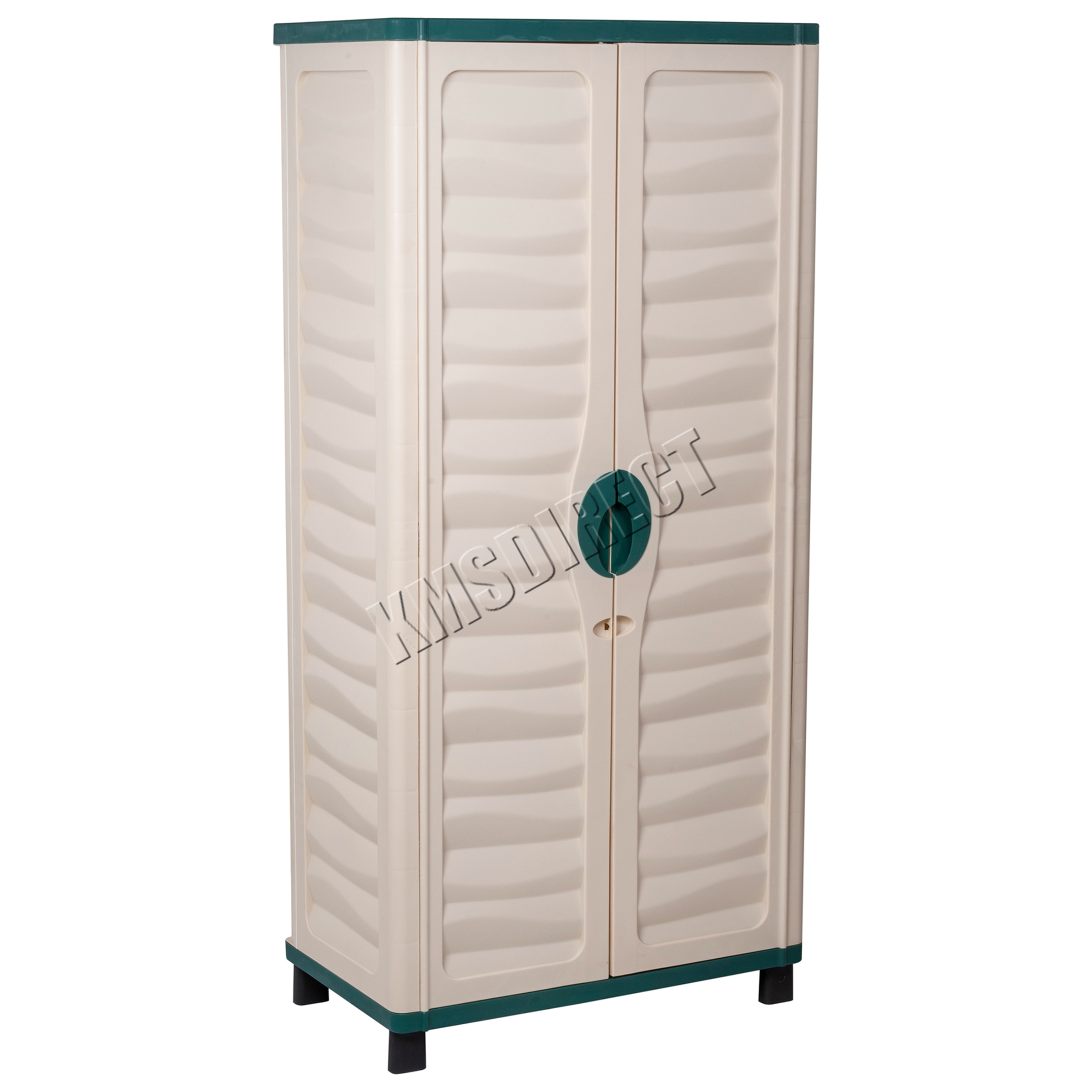 Starplast Outdoor Plastic Garden Utility With Partition Storage