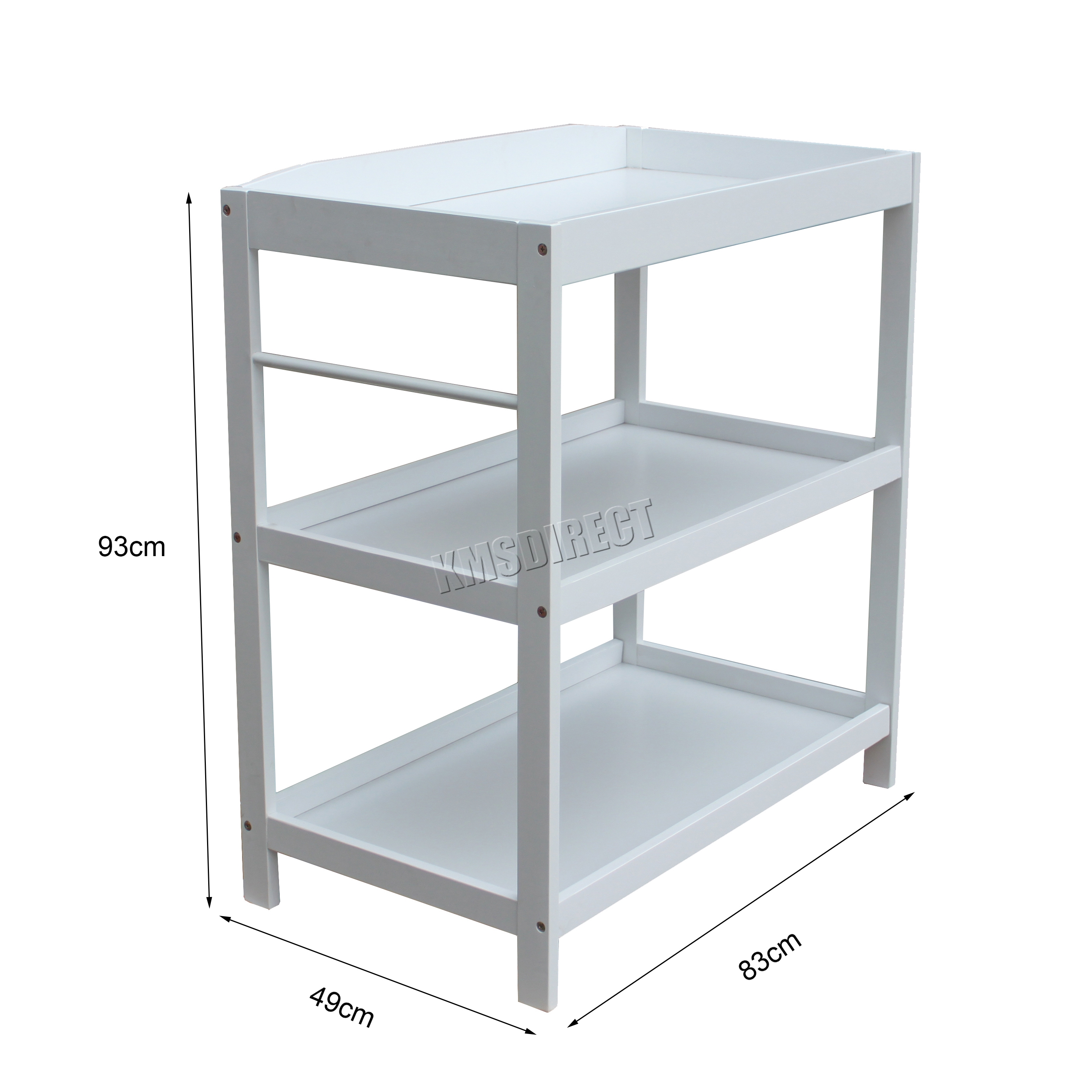 FoxHunter Wood Baby Changing Dresser Station Table Unit Infant Nursery