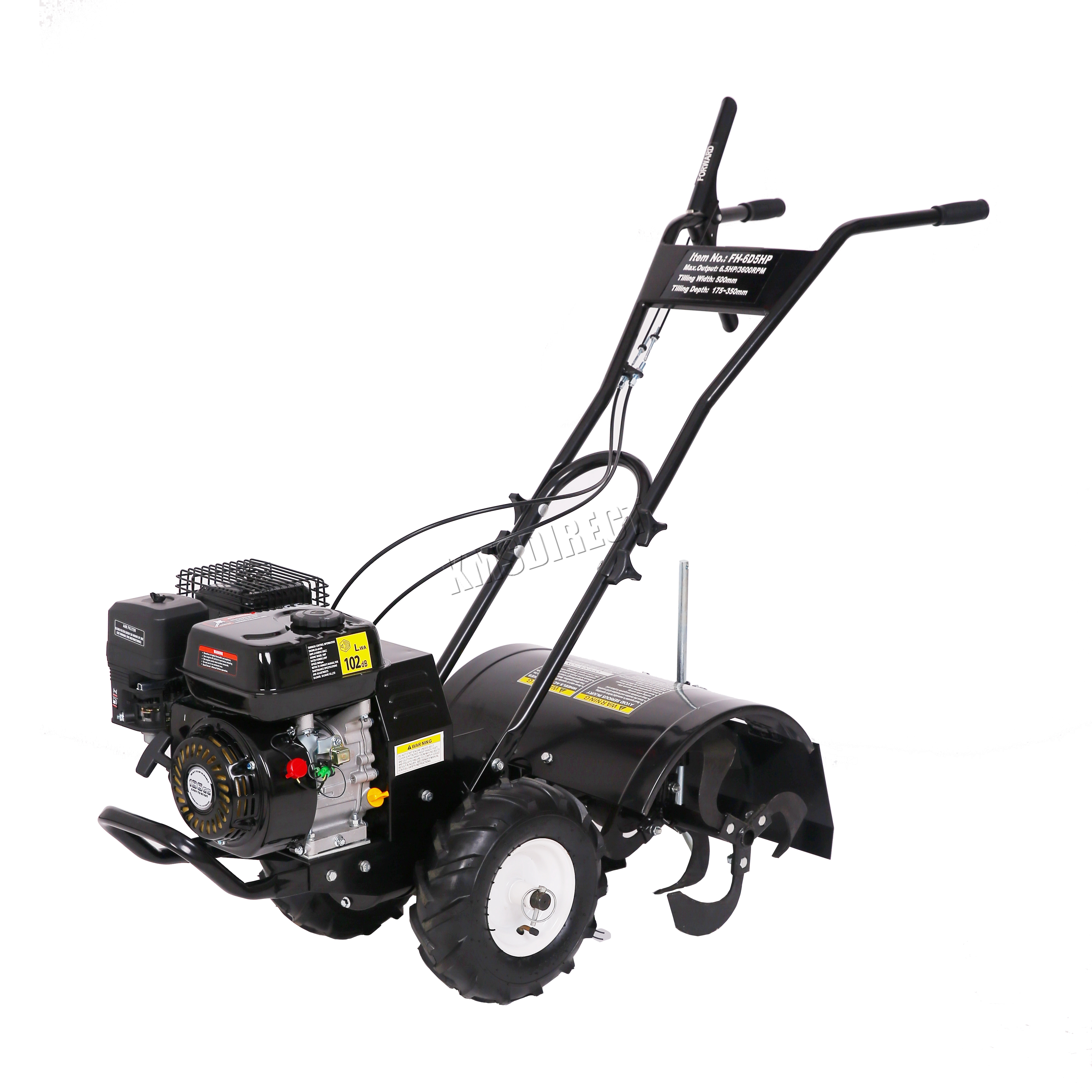 Heavy Duty Petrol Rotovator Tiller Cultivator Rotavator 6 5HP 196cc 4